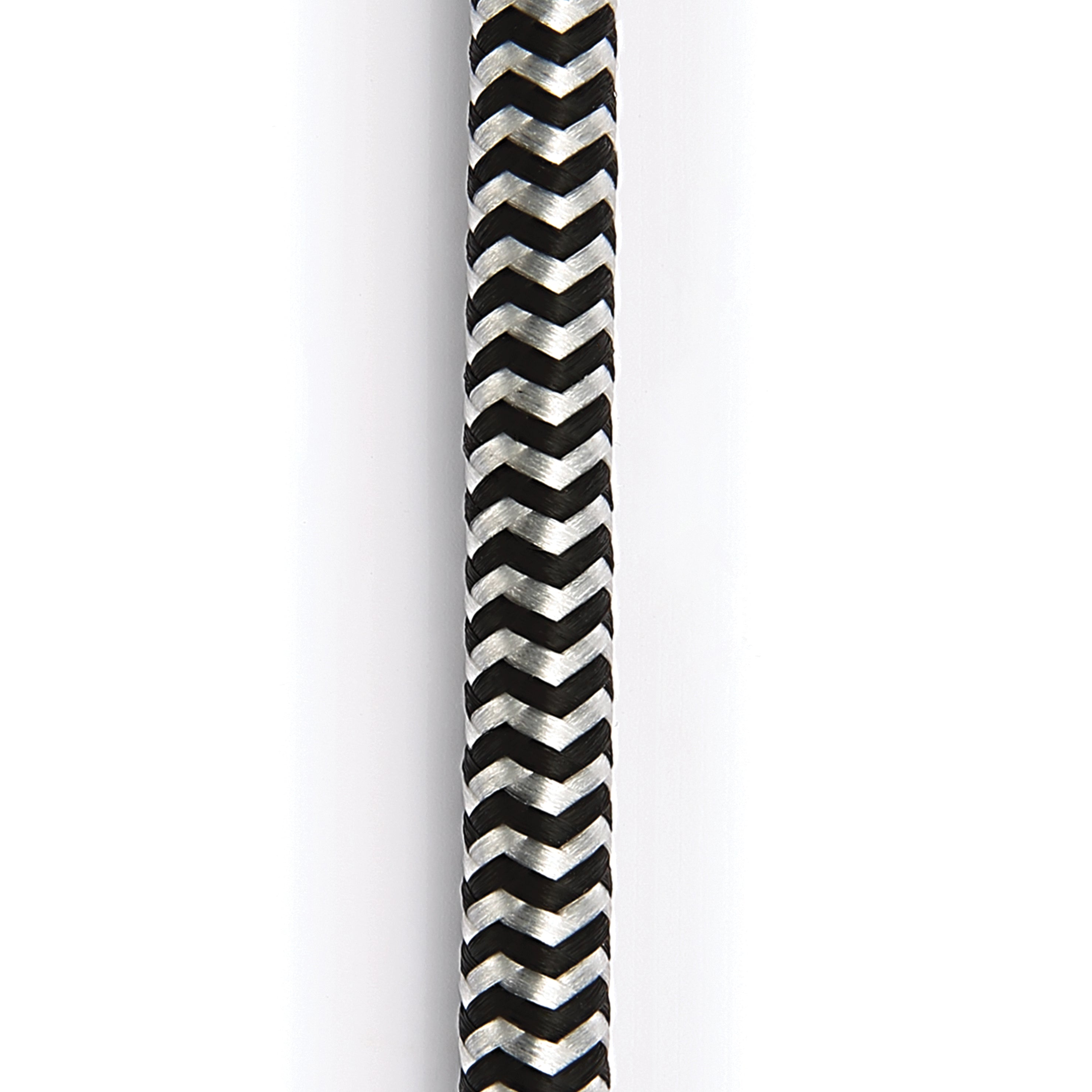 D'Addario Custom Series Braided 10' Instrument Cable, Grey