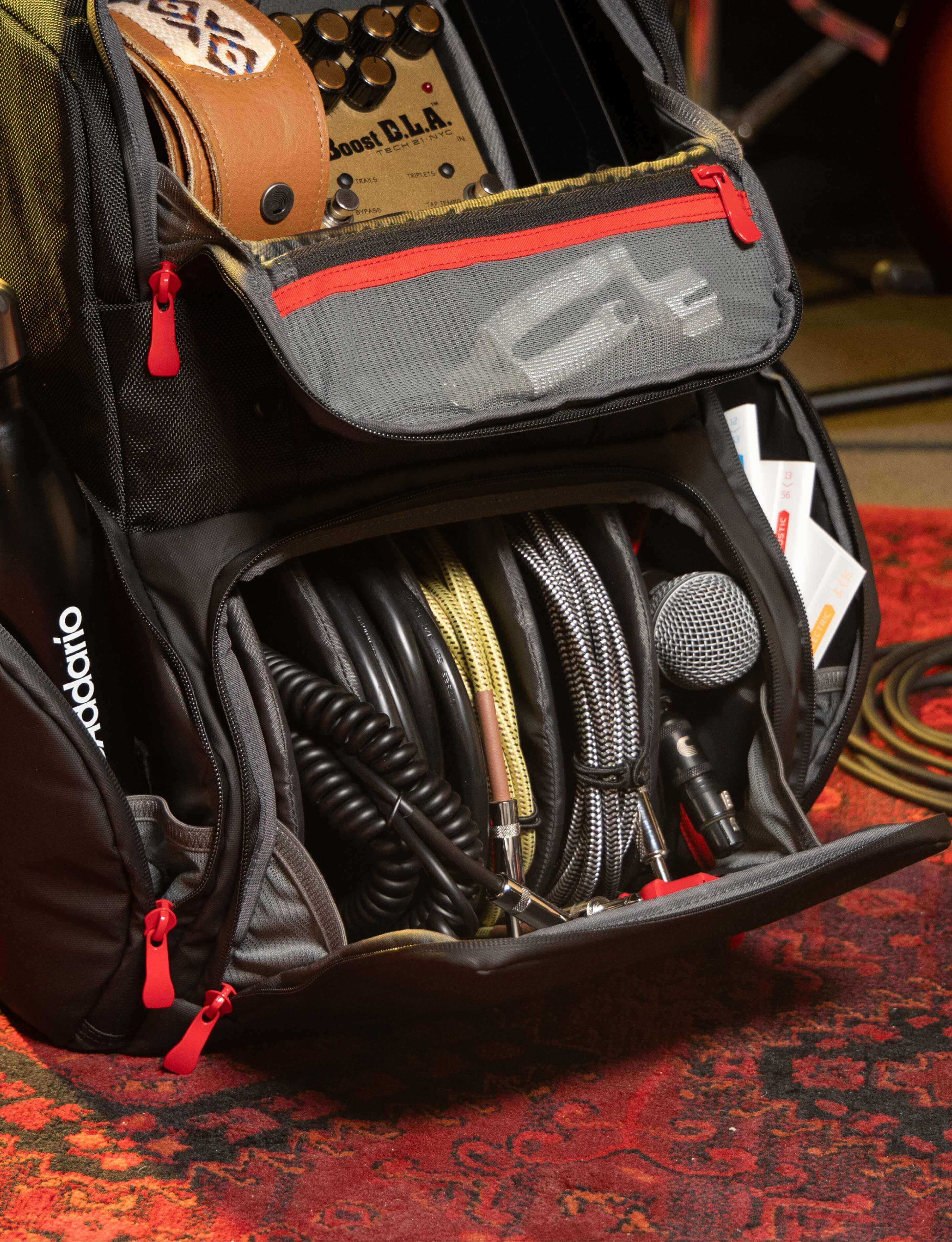 D'Addario SOLO Guitarist Backline Gear Transport Backpack