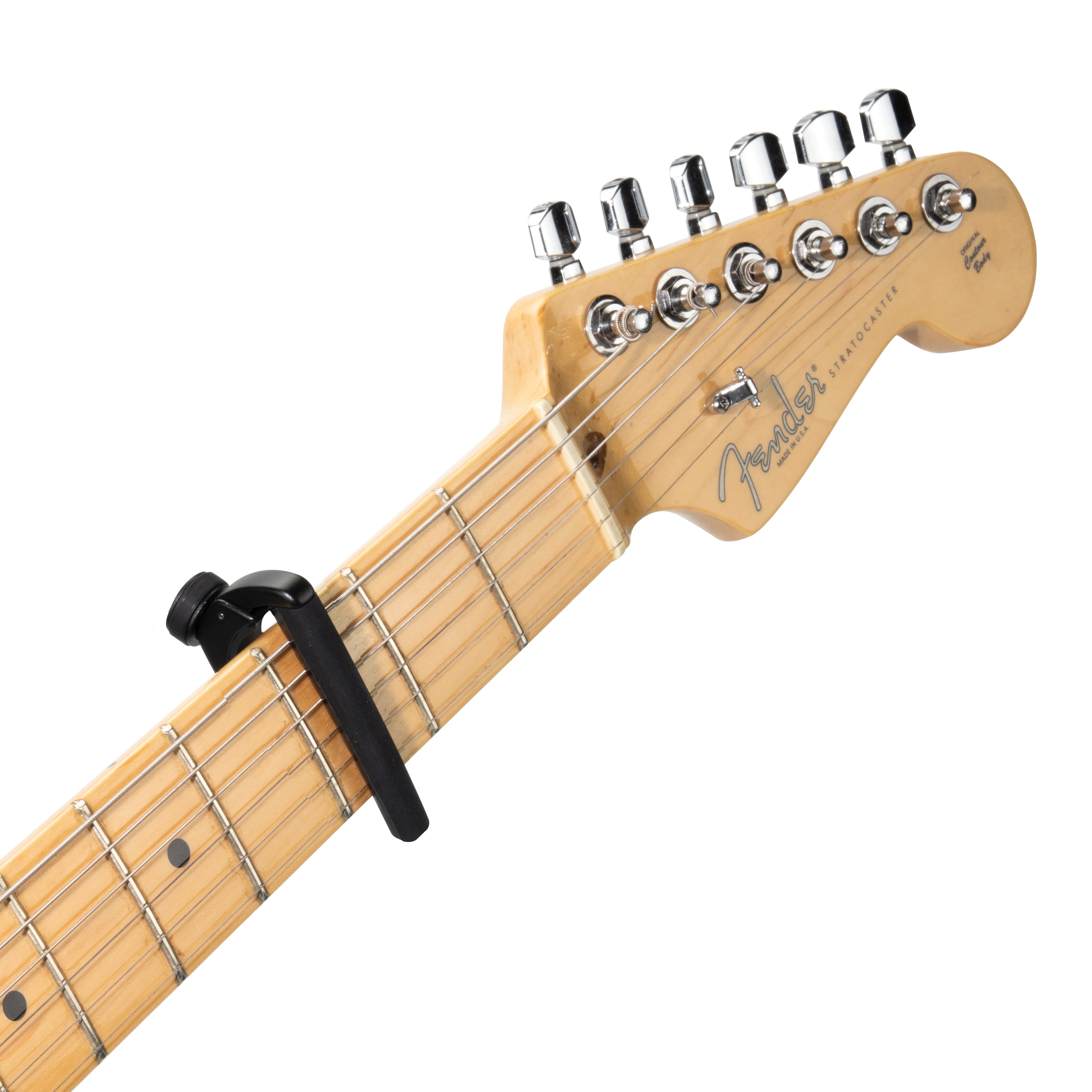 D'Addario Pro Plus Guitar Capo, Black