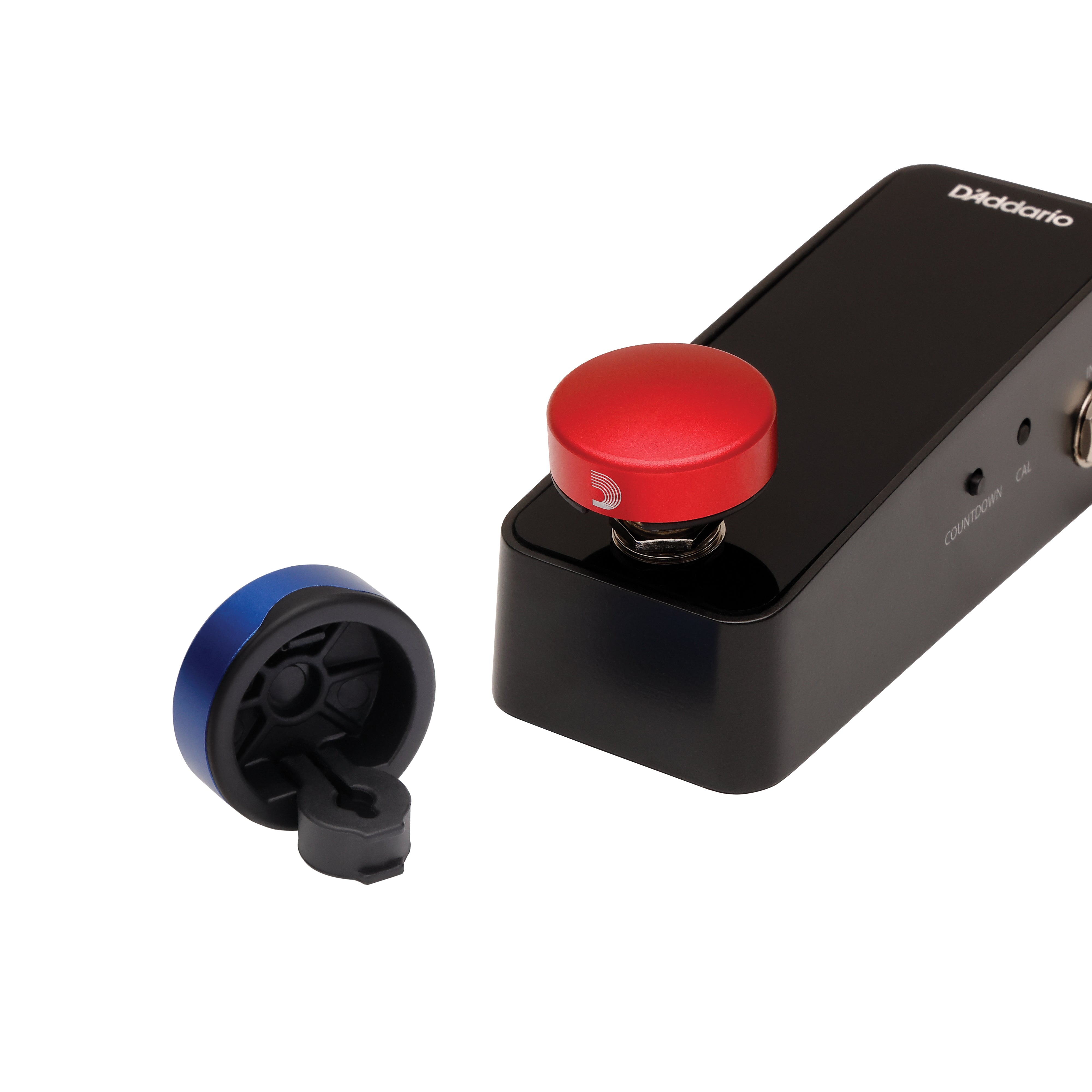 D'Addario XPND Footswitch Topper, Blue-Red, 2-Pack