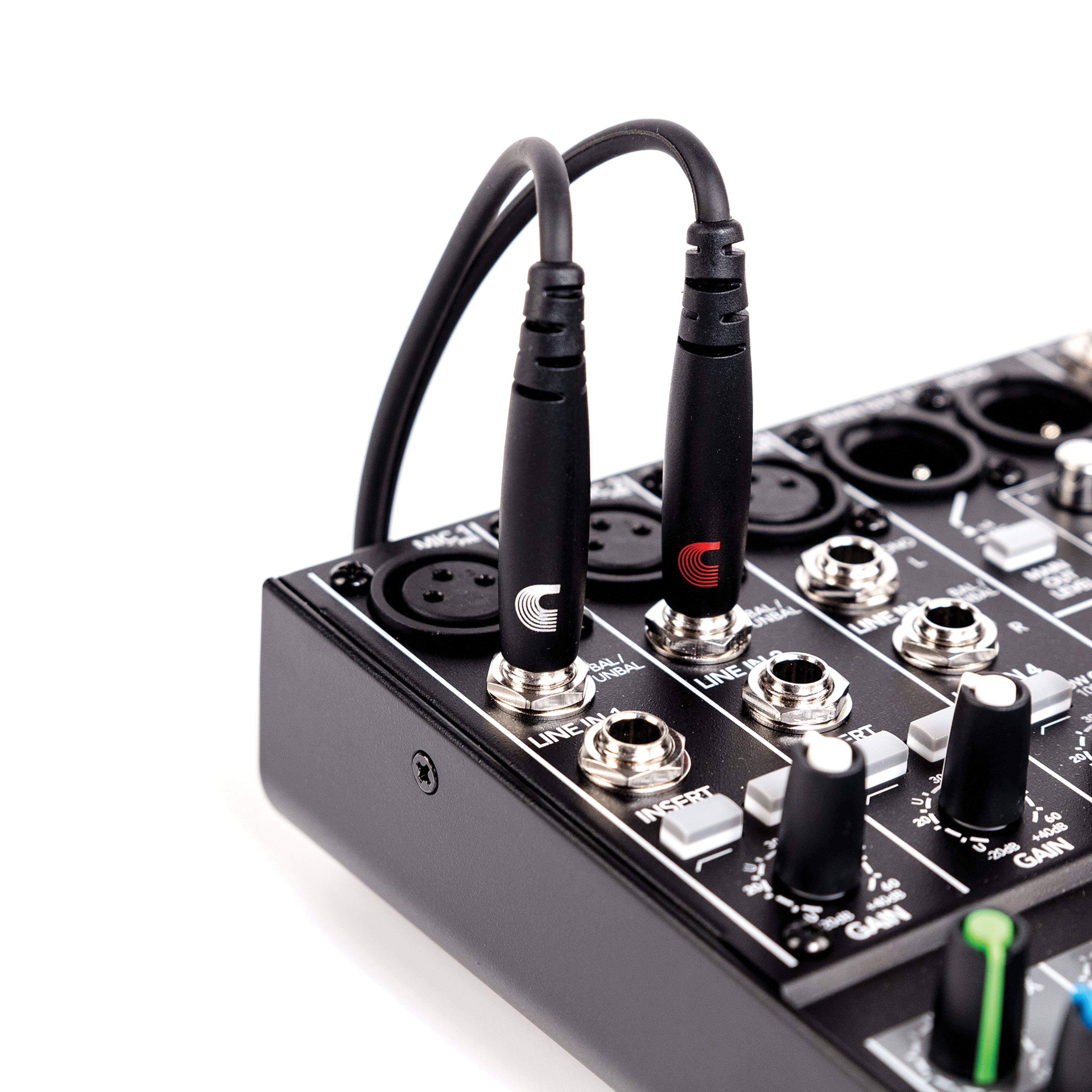 D'Addario Custom Series TRS (3.5mm) to Dual 1/4” Stereo Aux Cable