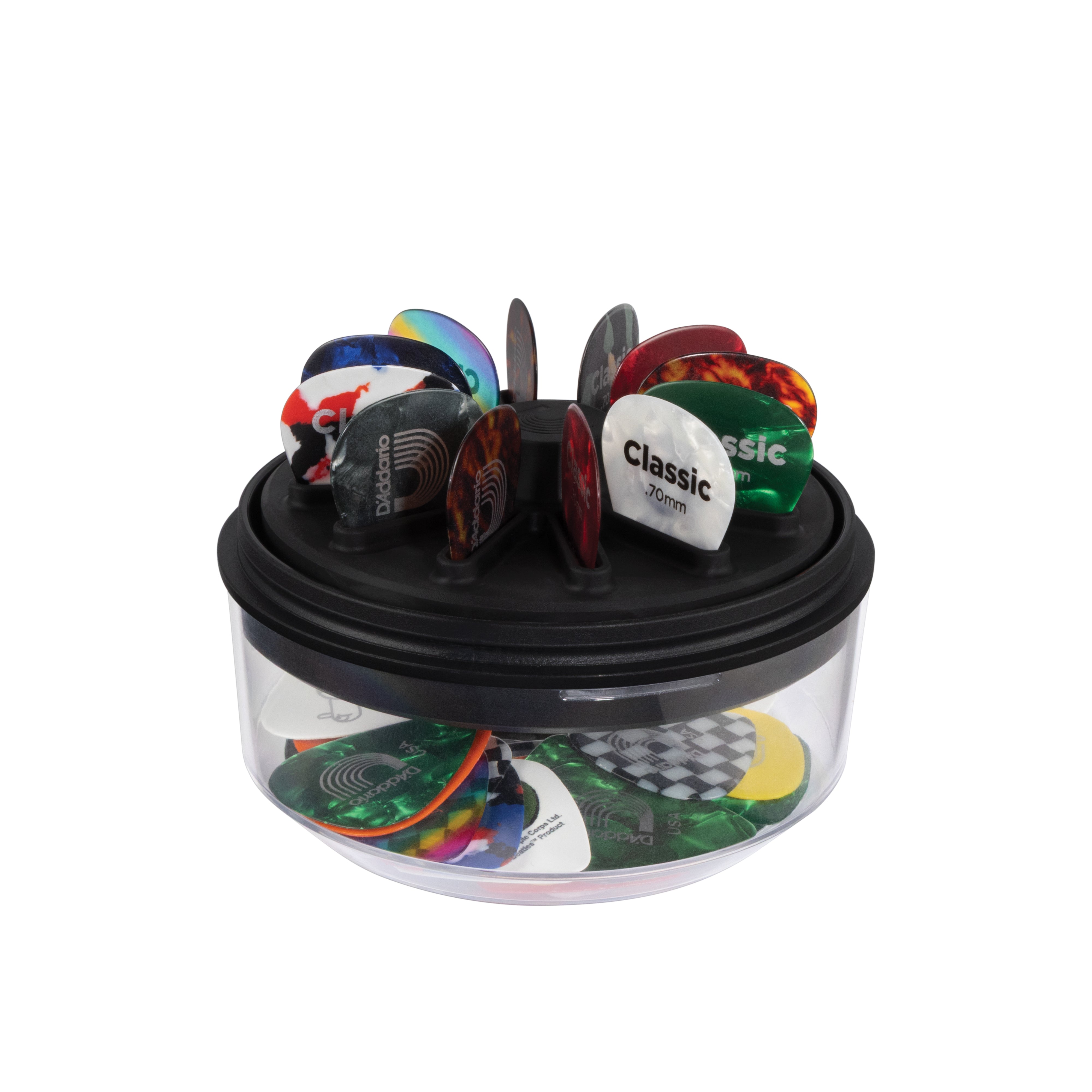 D'Addario Guitar Pick Holder 360