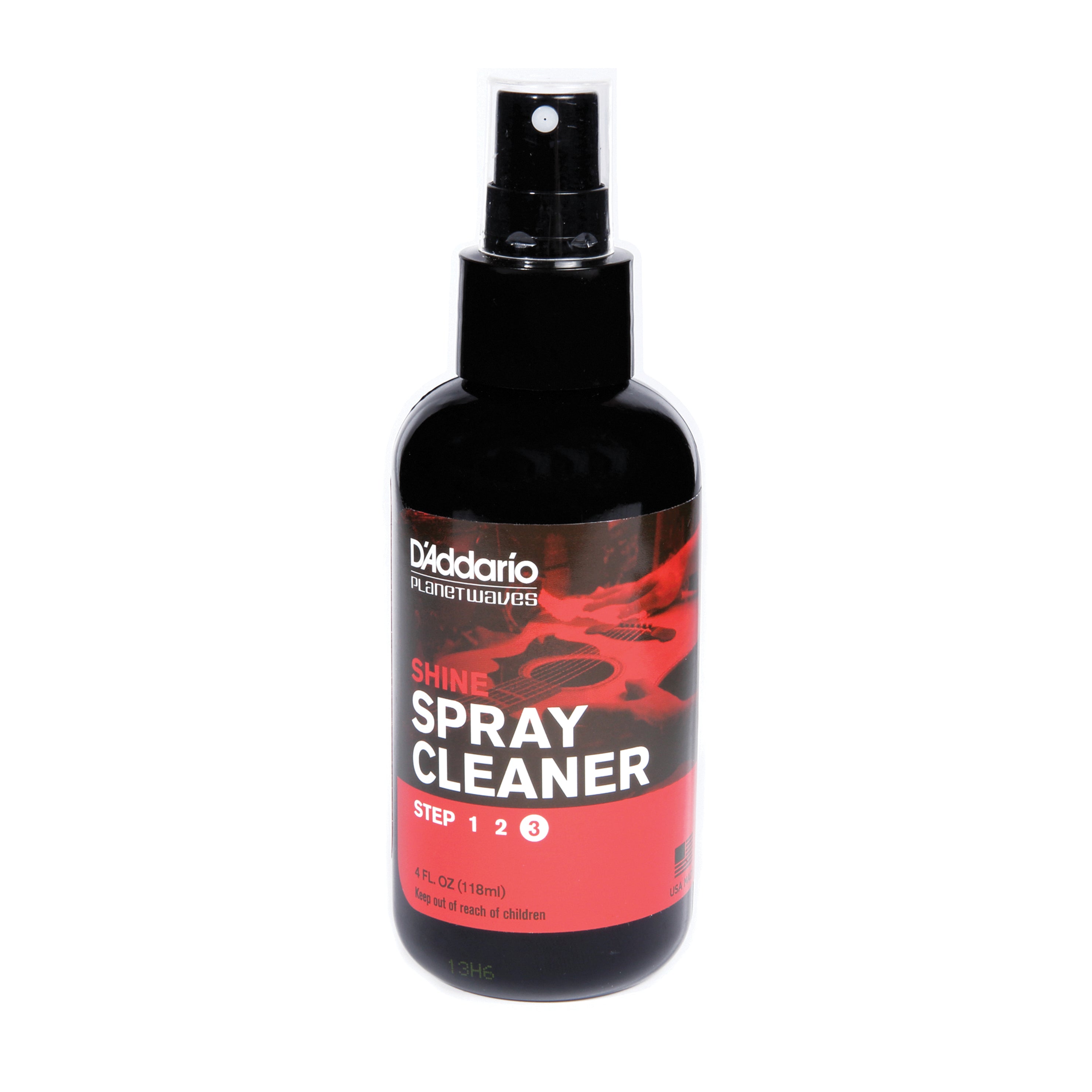 D'Addario SHINE Instant Spray Guitar Cleaner, 4oz