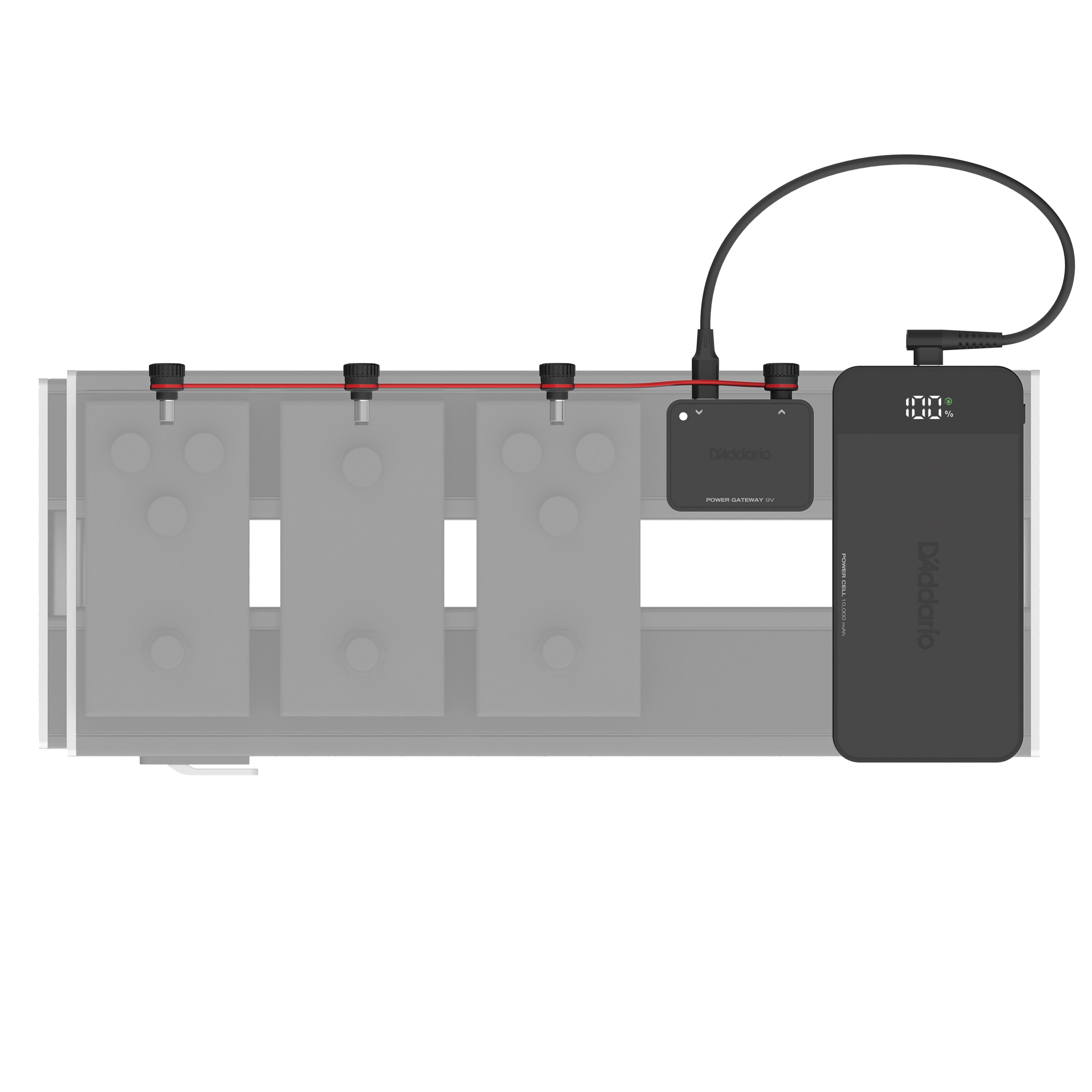 D'Addario XPND Pedal Power Bank Battery Kit, UK