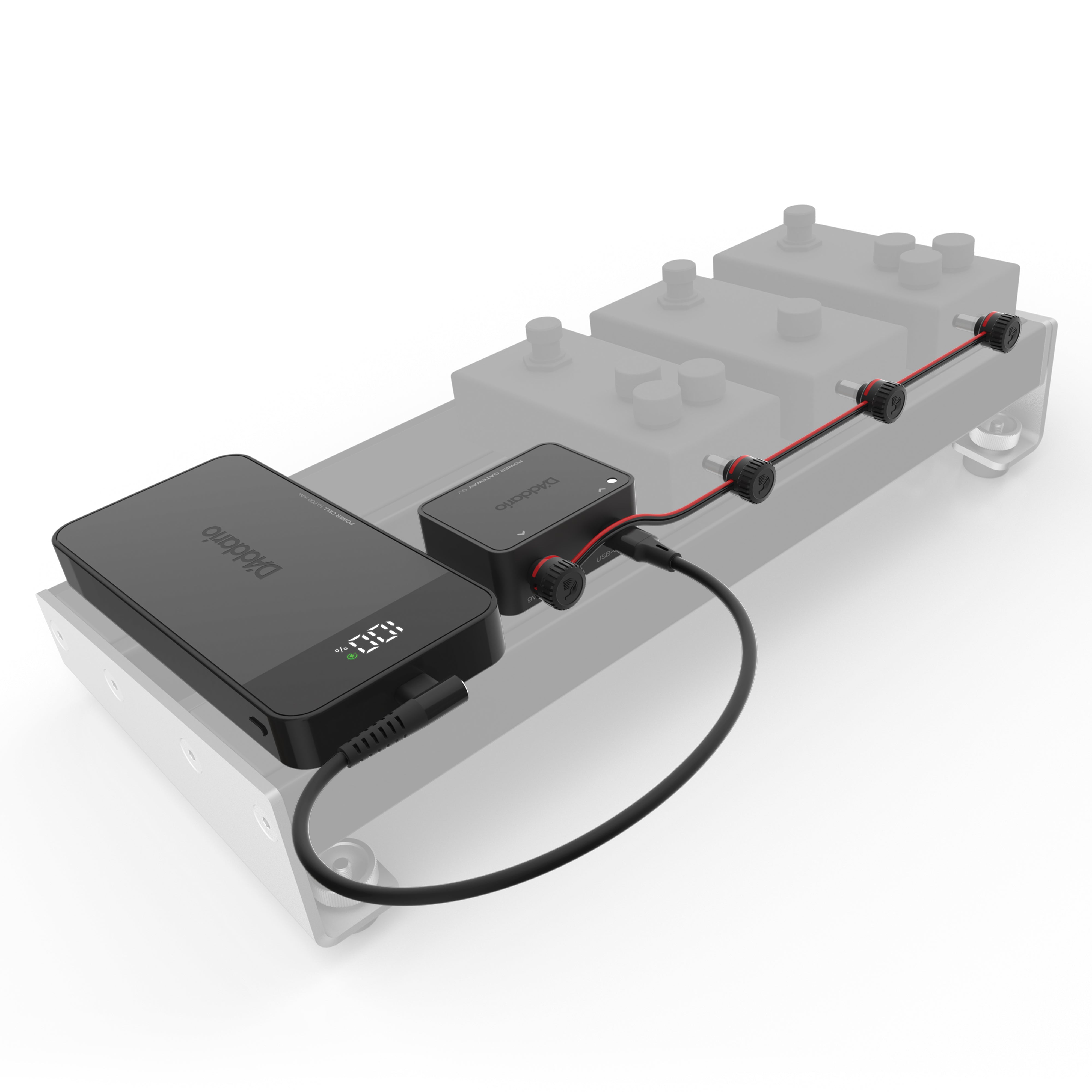 D'Addario XPND 1 Pedalboard, Case, and Power Bundle