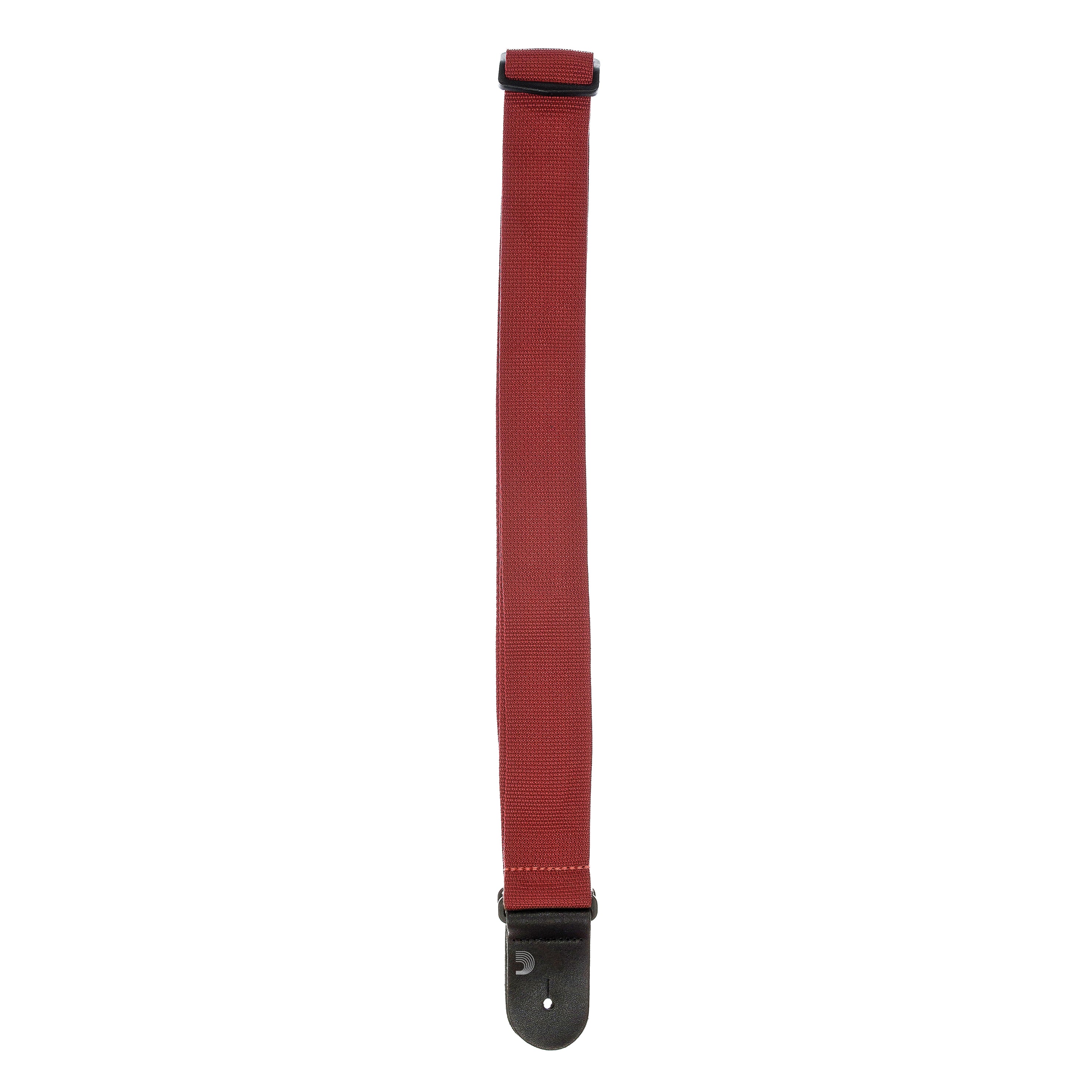 D'Addario Red-Burgundy Polypropylene Guitar Strap