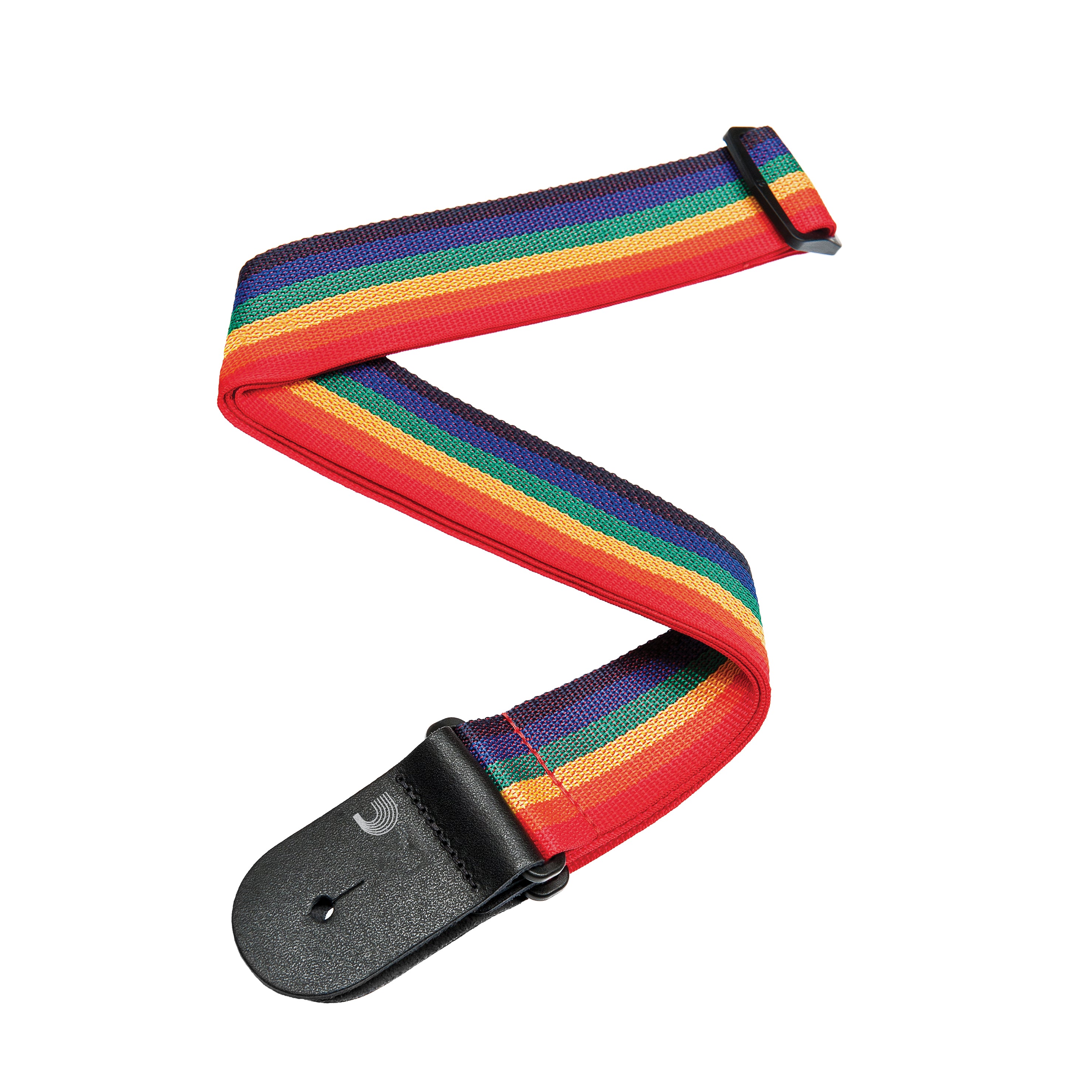 D'Addario Multicolour Rainbow Polypropylene Guitar Strap