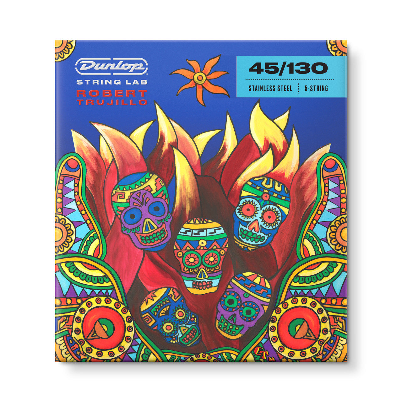 Jim Dunlop Robert Trujillo Signature 5-String Stainless Steel 45-130 Bass Guitar Strings