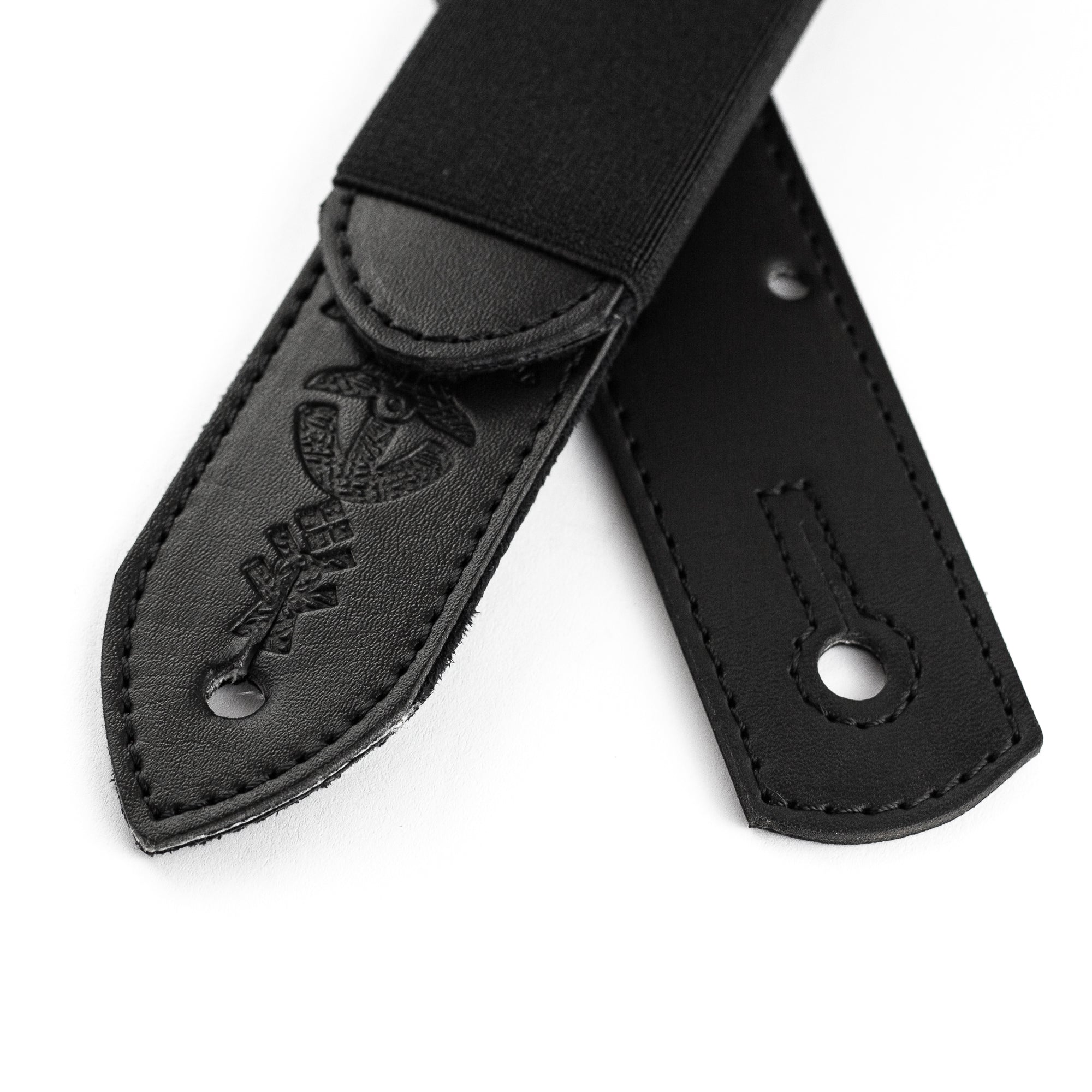 RightOn! Legend Brian May Replica Bohemian Vegan Guitar Strap, Black