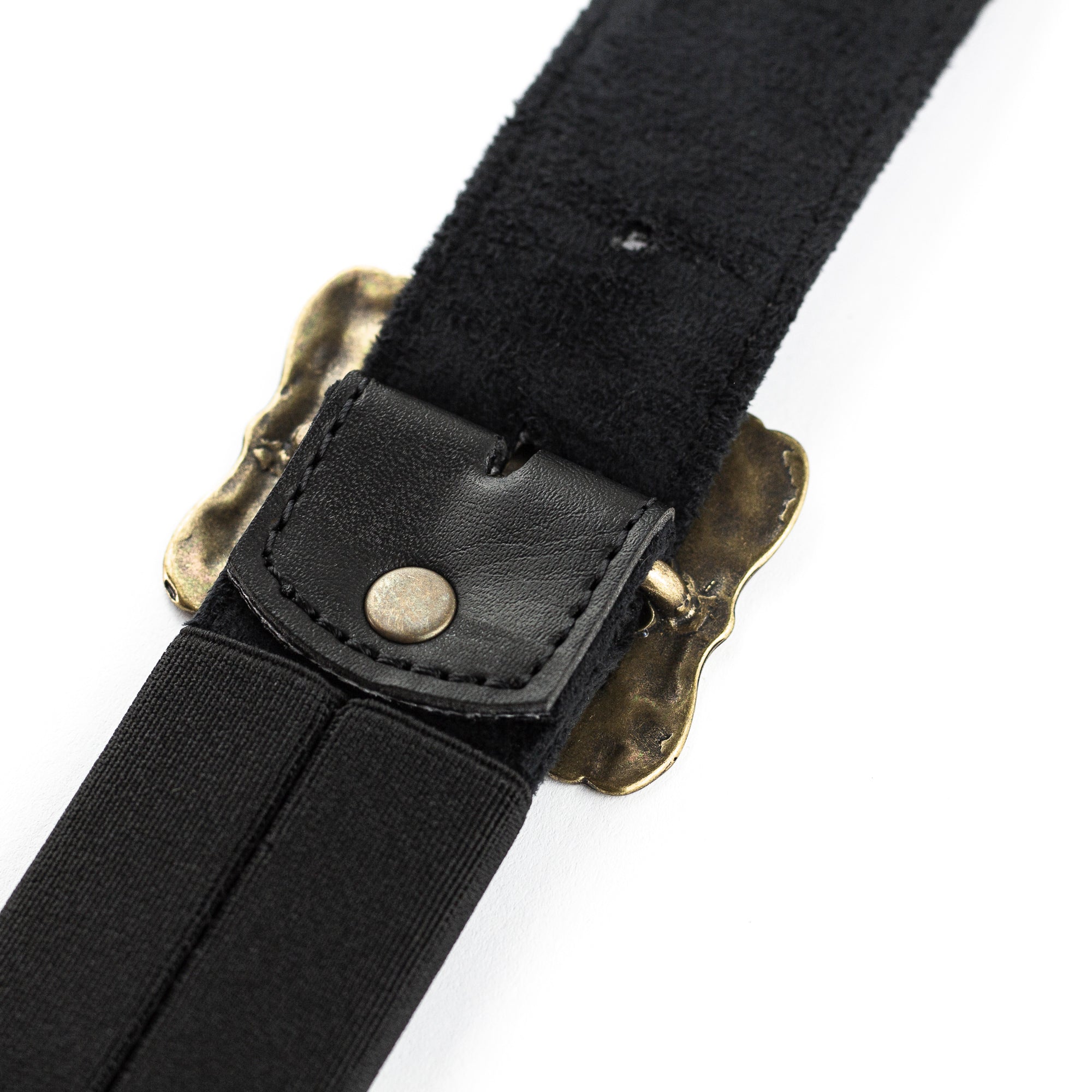 RightOn! Legend Brian May Replica Bohemian Vegan Guitar Strap, Black