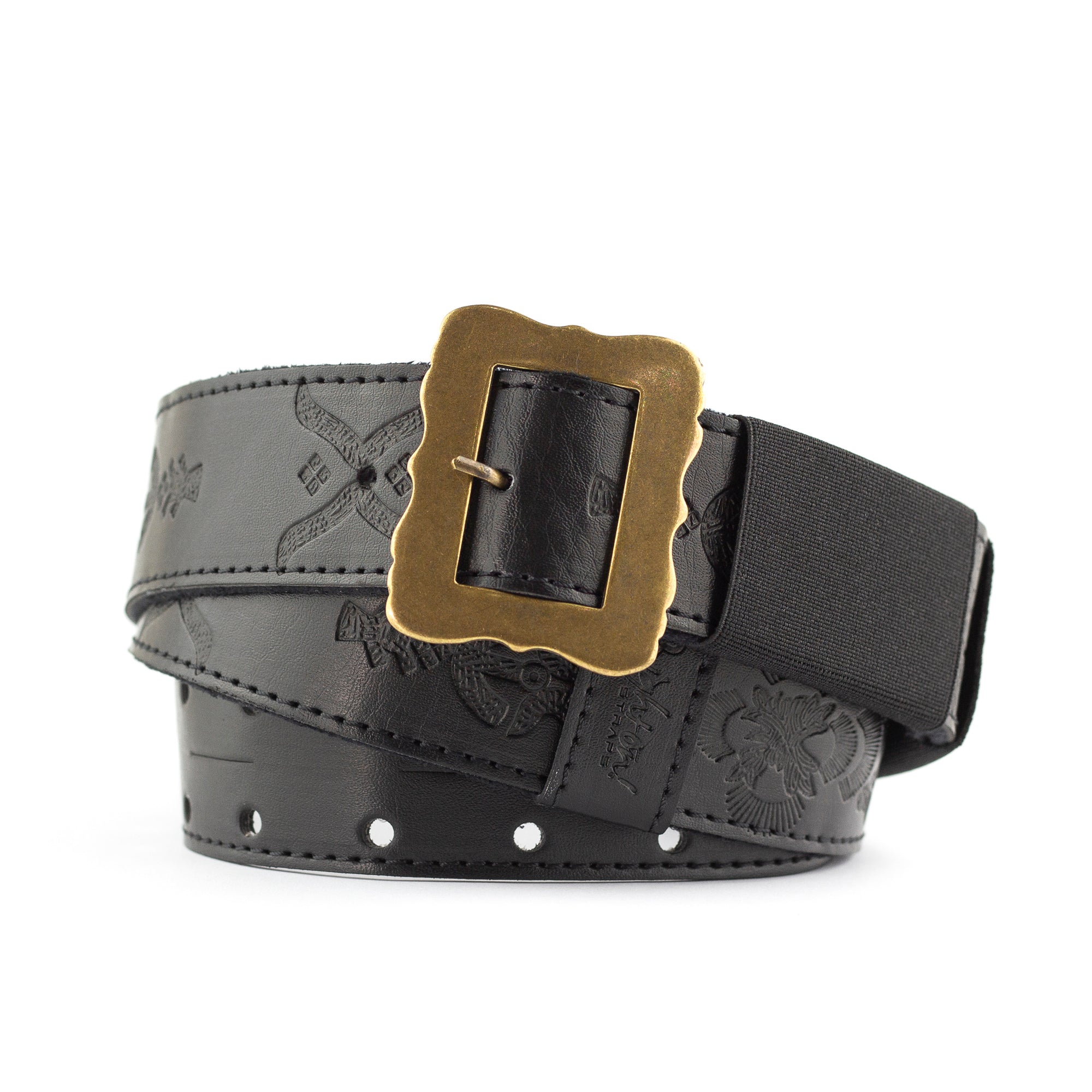 RightOn! Legend Brian May Replica Bohemian Vegan Guitar Strap, Black