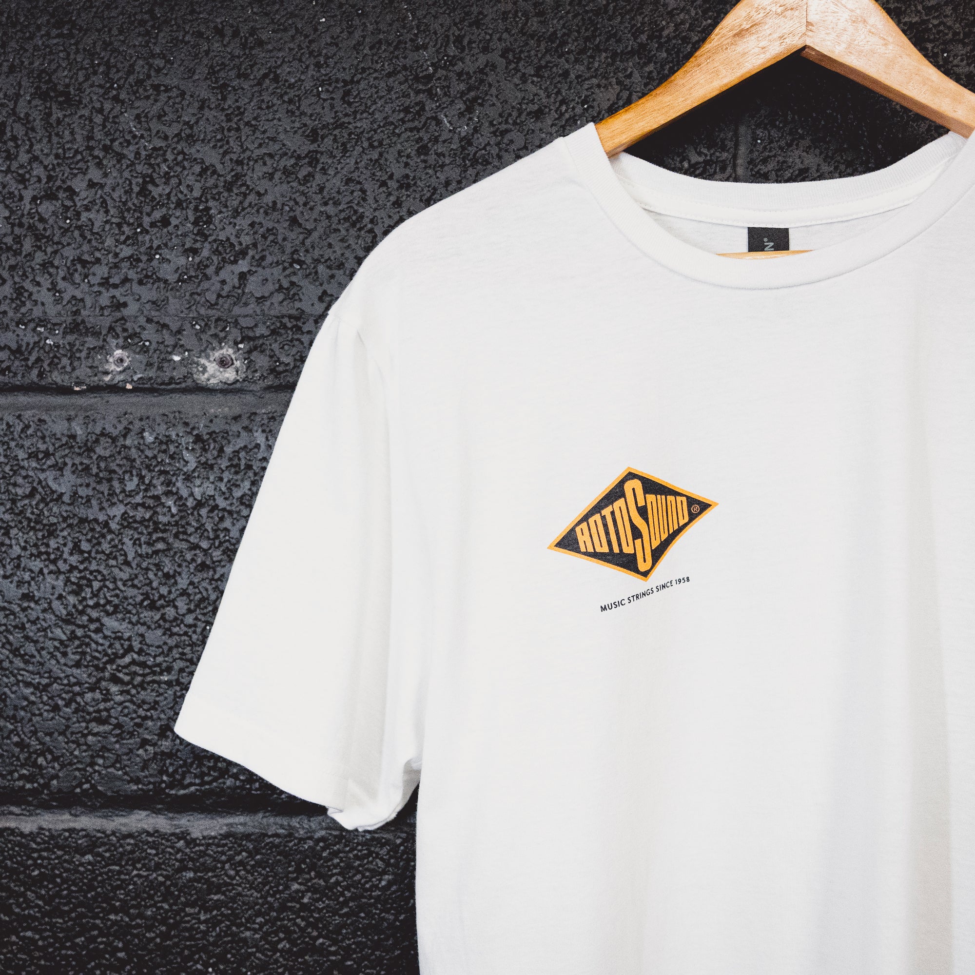 Rotosound Logo T-Shirt, Unisex, White