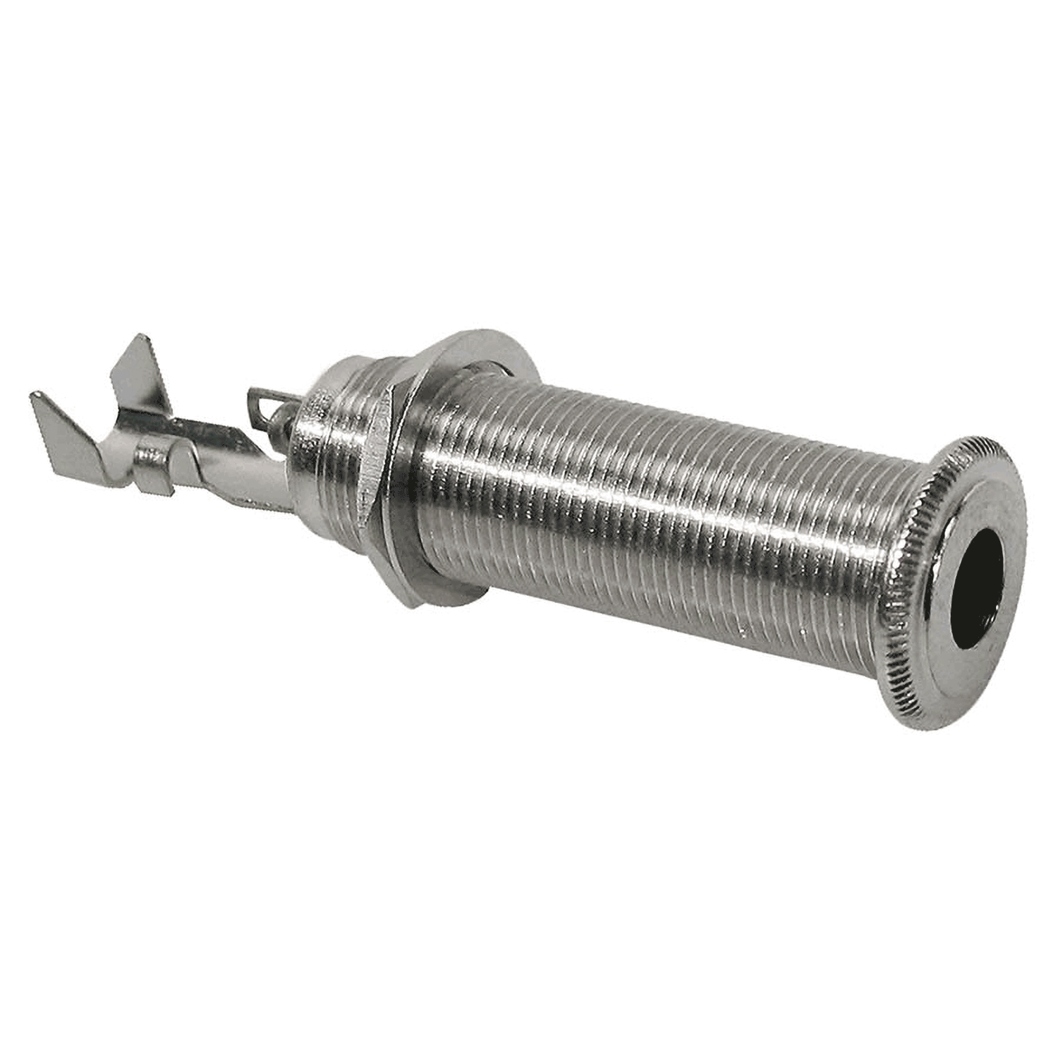 Switchcraft Barrel Output Jack, Stereo, Nickel