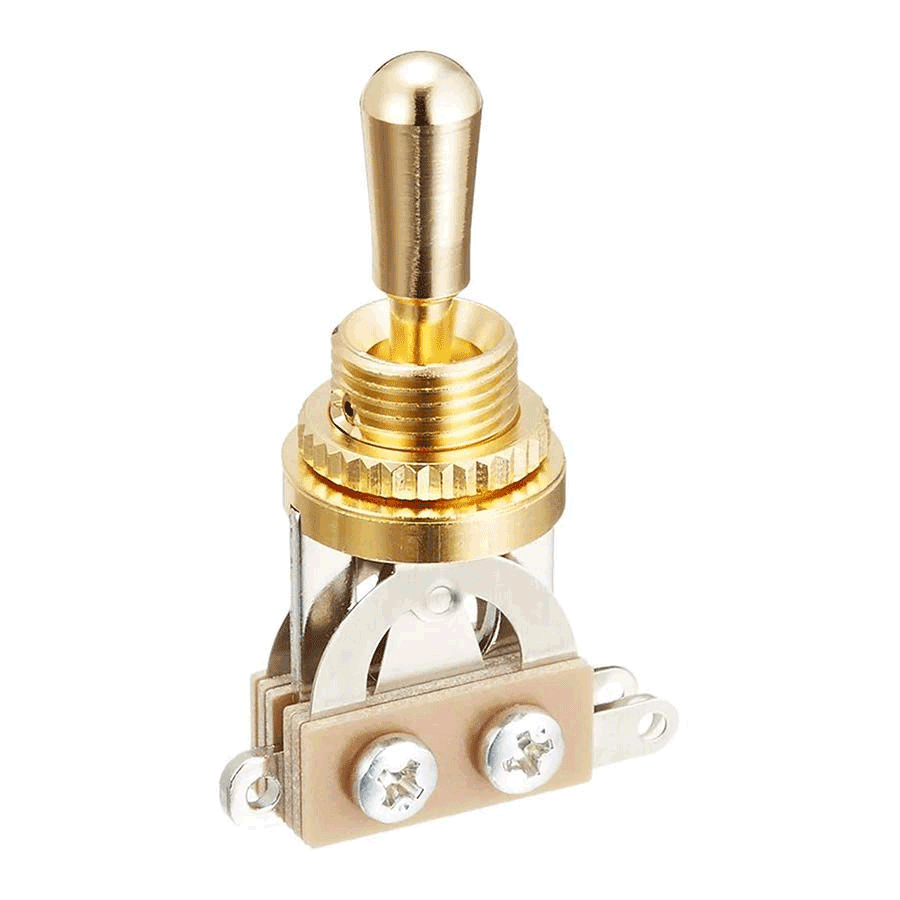 Boston 3-Way Toggle Pickup Selector Switch, Gold