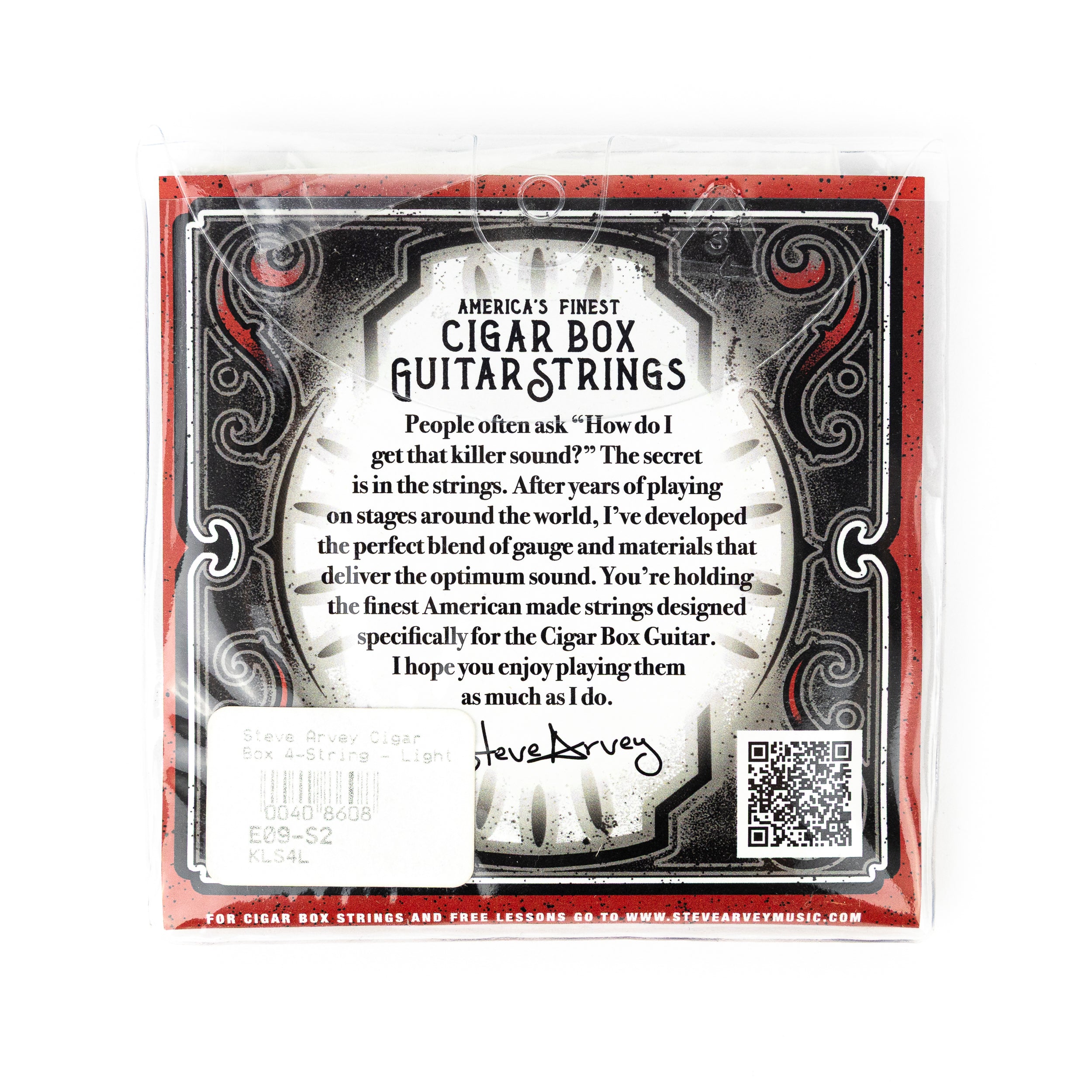 Steve Arvey Nickel Wound 13-38 Killer Cigar Box Strings