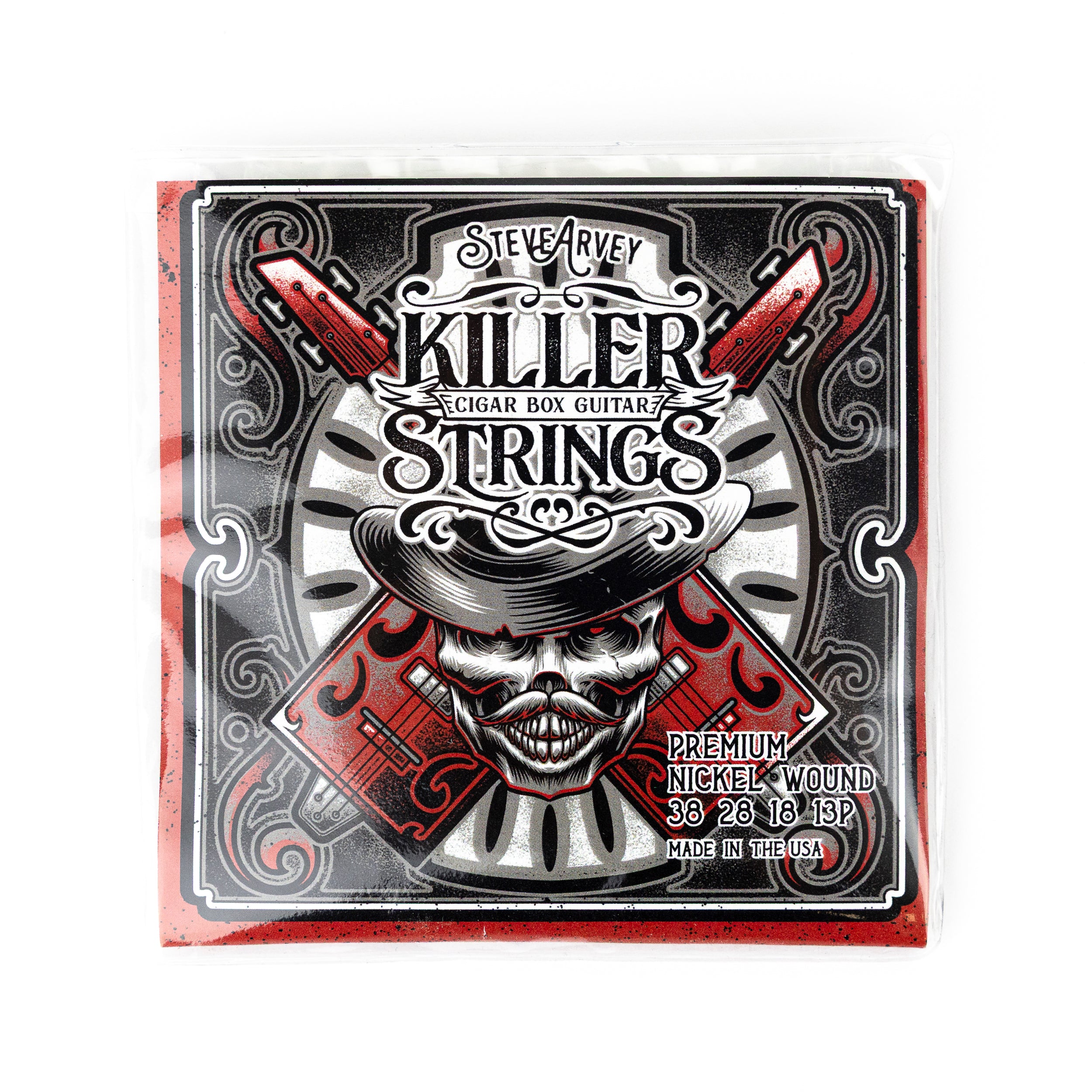 Steve Arvey Nickel Wound 13-38 Killer Cigar Box Strings