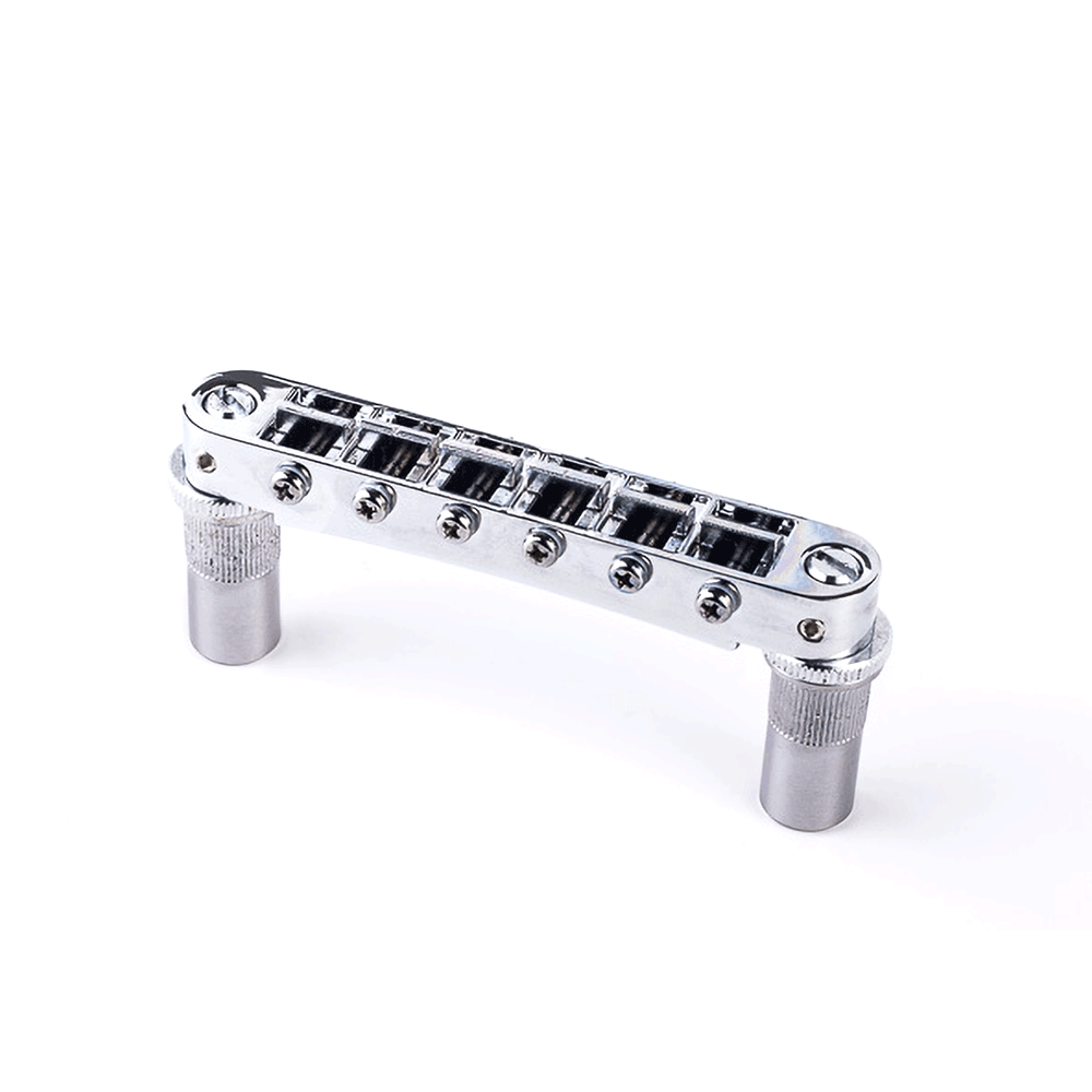 TonePros LPM02-C Metric Tuneomatic Bridge & Tailpiece Set, Chrome