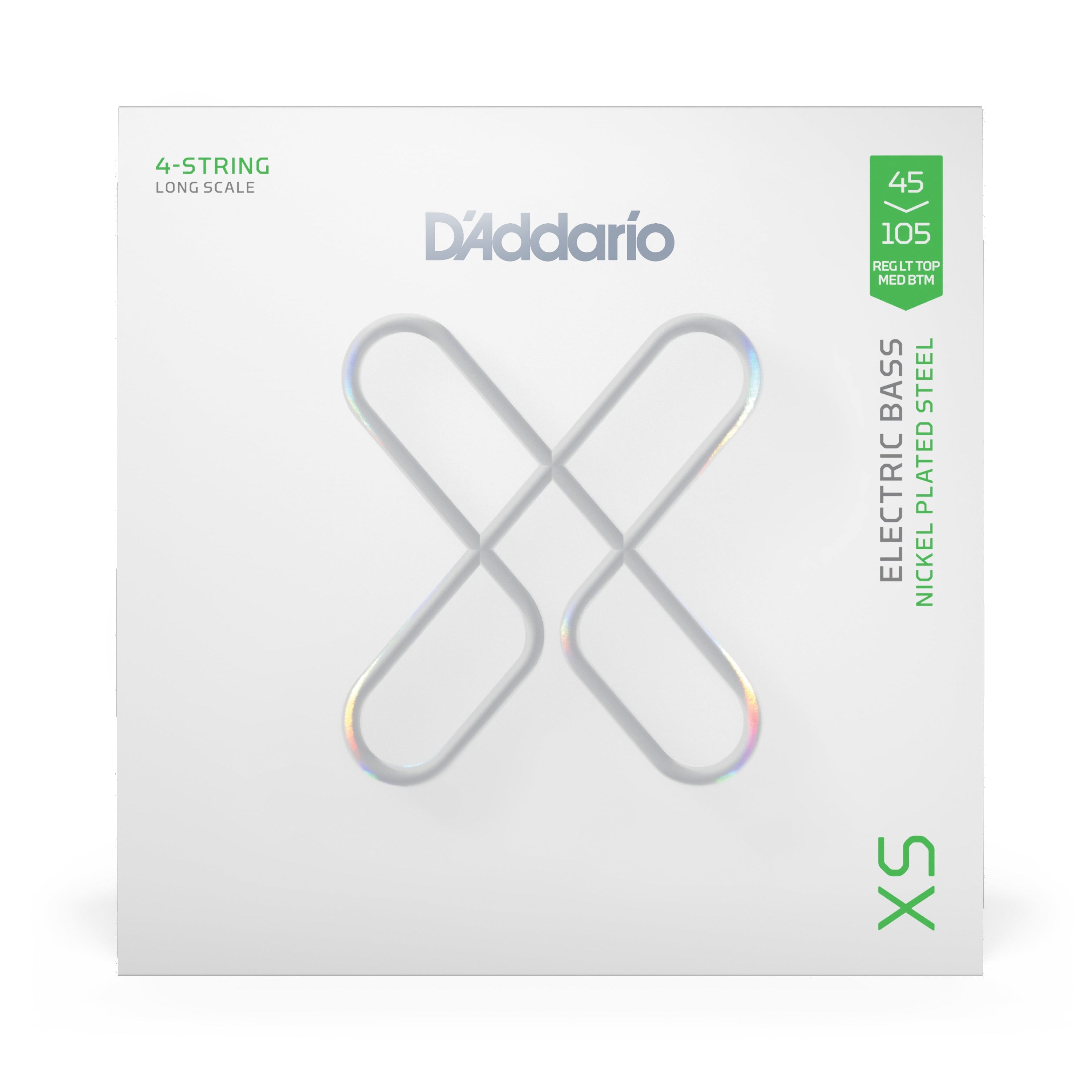 D'Addario XS Nickel 45-105 Bass Guitar Strings, Long Scale