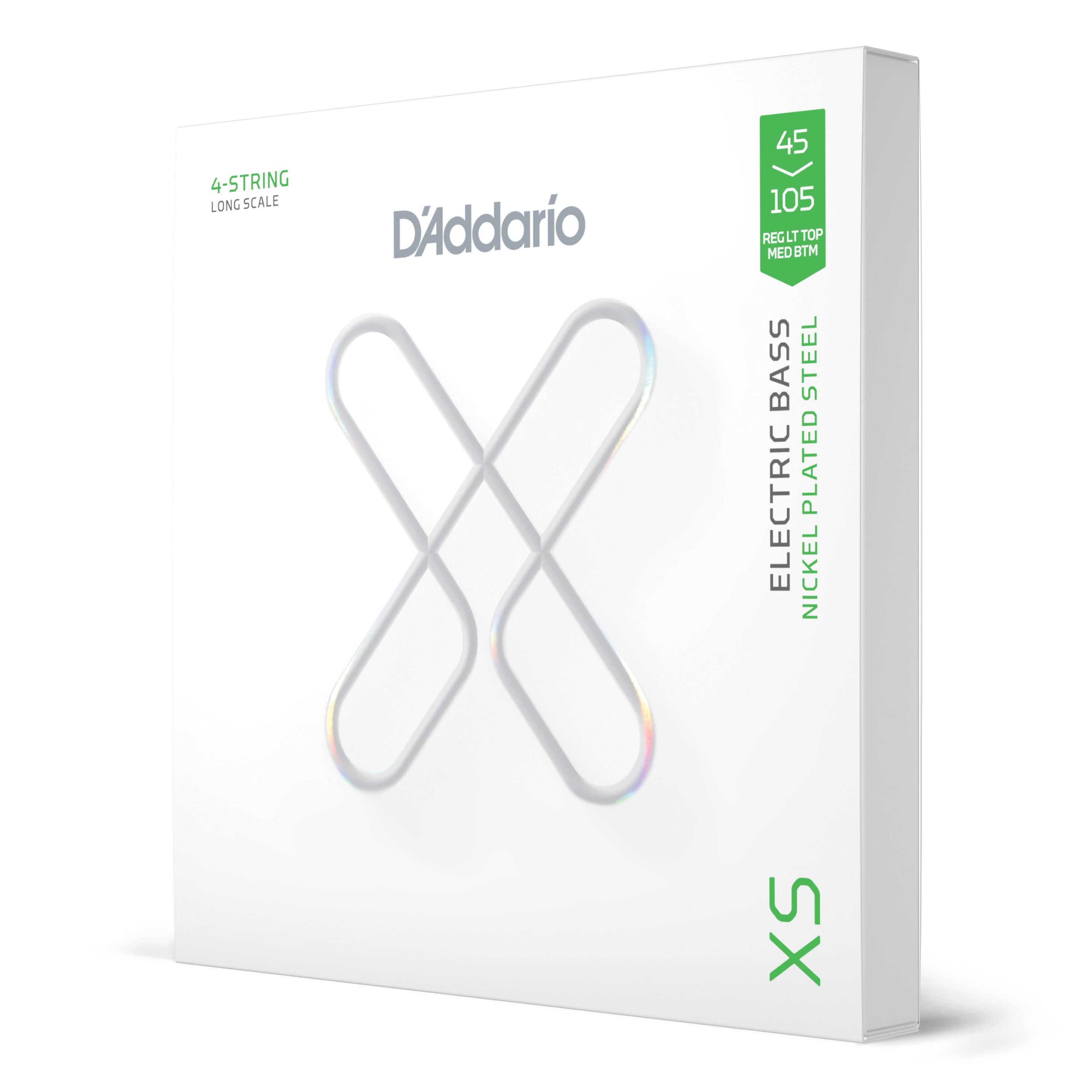 D'Addario XS Nickel 45-105 Bass Guitar Strings, Long Scale