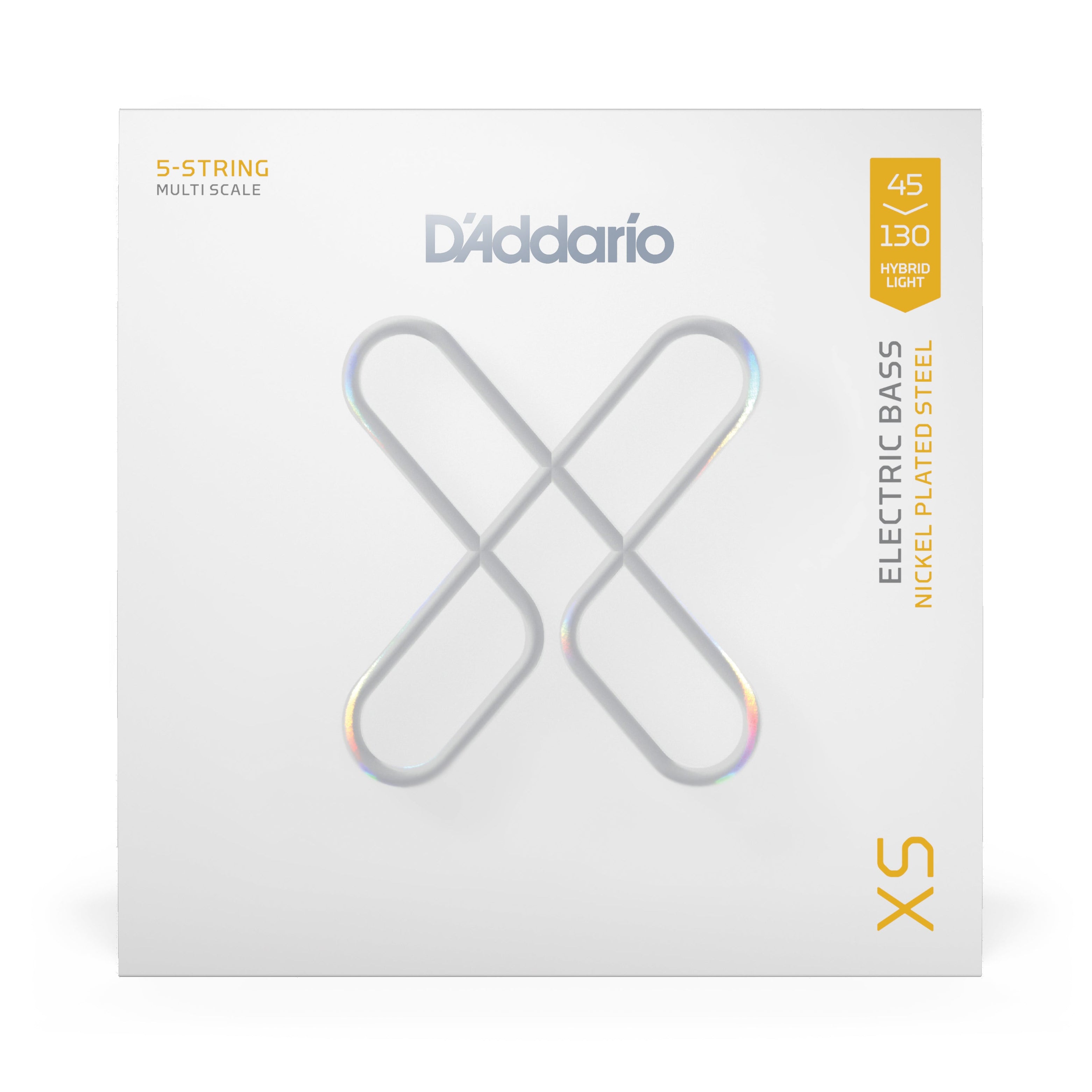 D'Addario XS Nickel 45-130 Multiscale 5-String Bass Guitar Strings