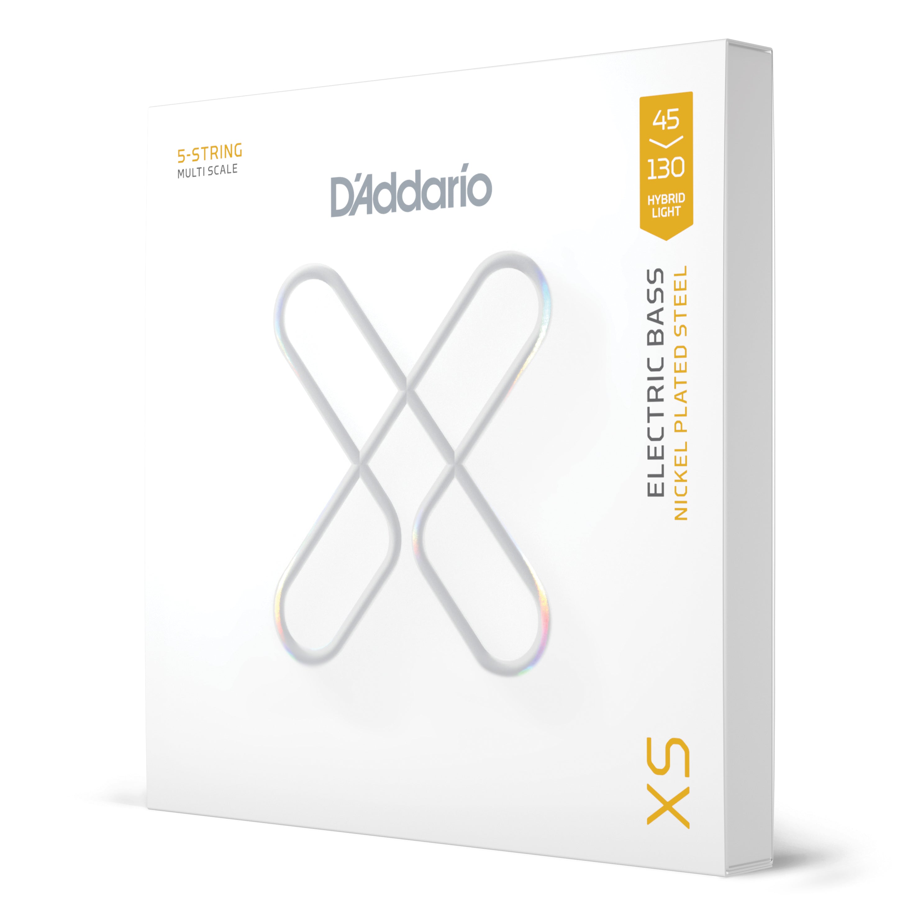 D'Addario XS Nickel 45-130 Multiscale 5-String Bass Guitar Strings