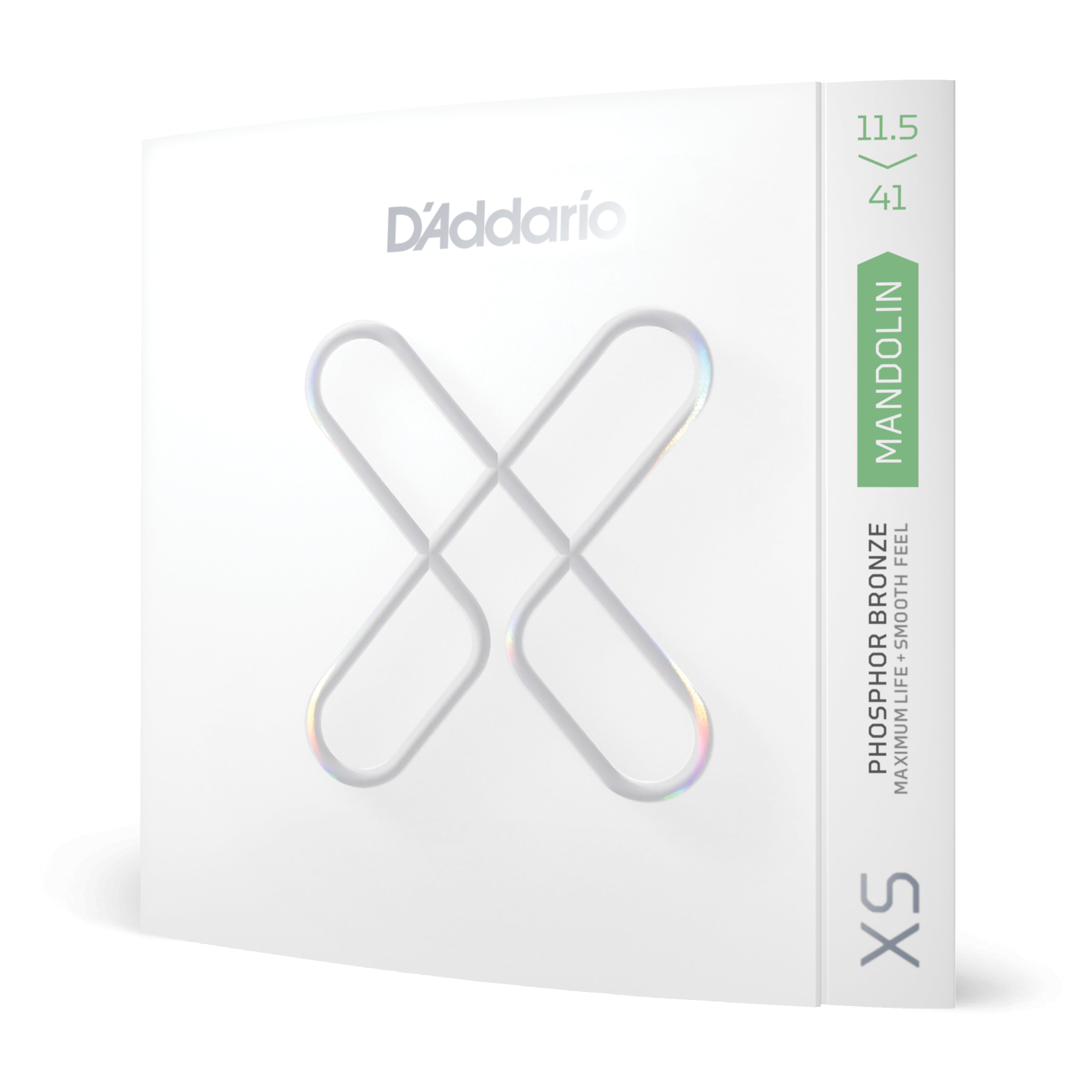 D'Addario XS Phosphor Bronze 11.5-41 Mandolin Strings, Medium-Heavy