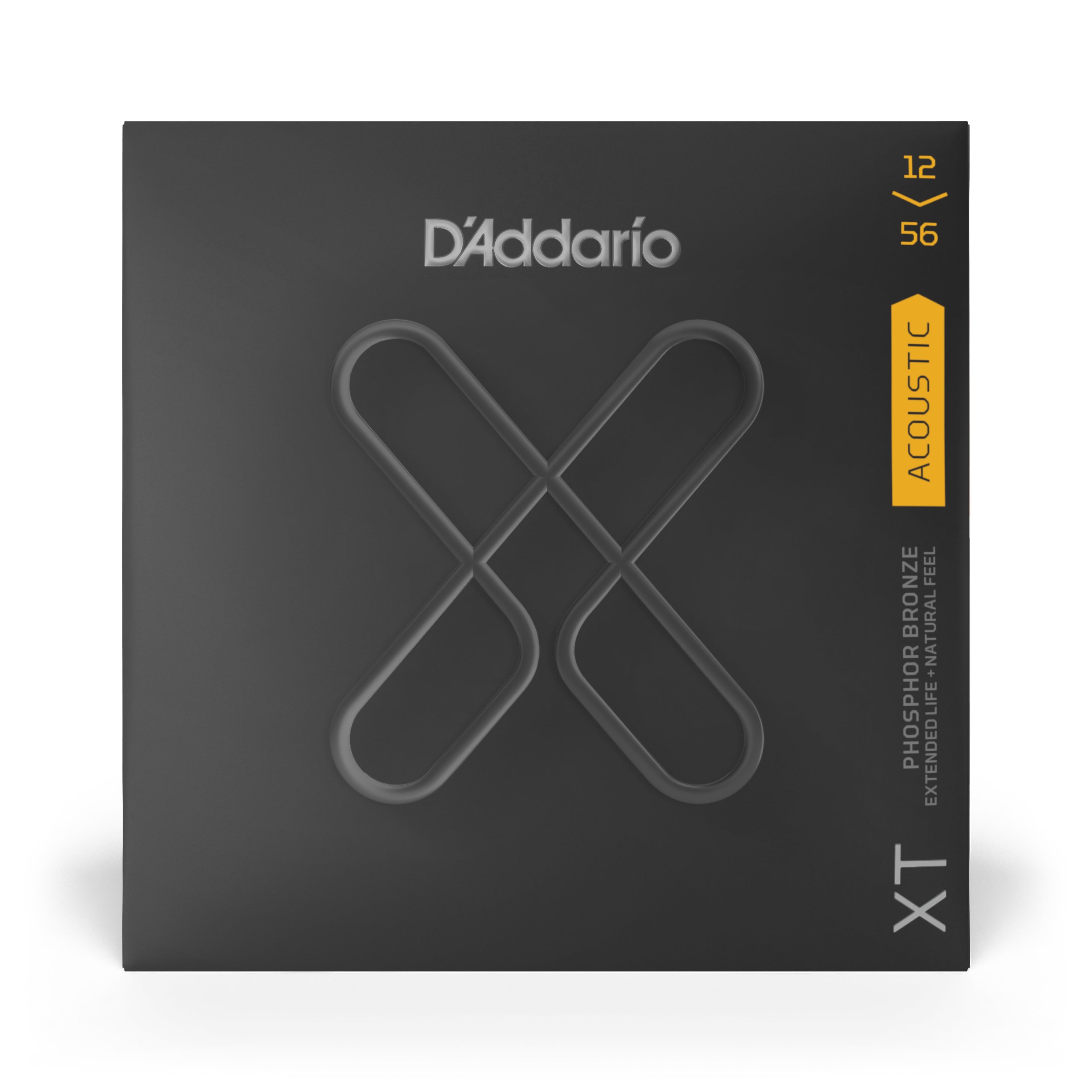 D'Addario XT Phosphor Bronze 12-56 Acoustic Guitar Strings, Bluegrass