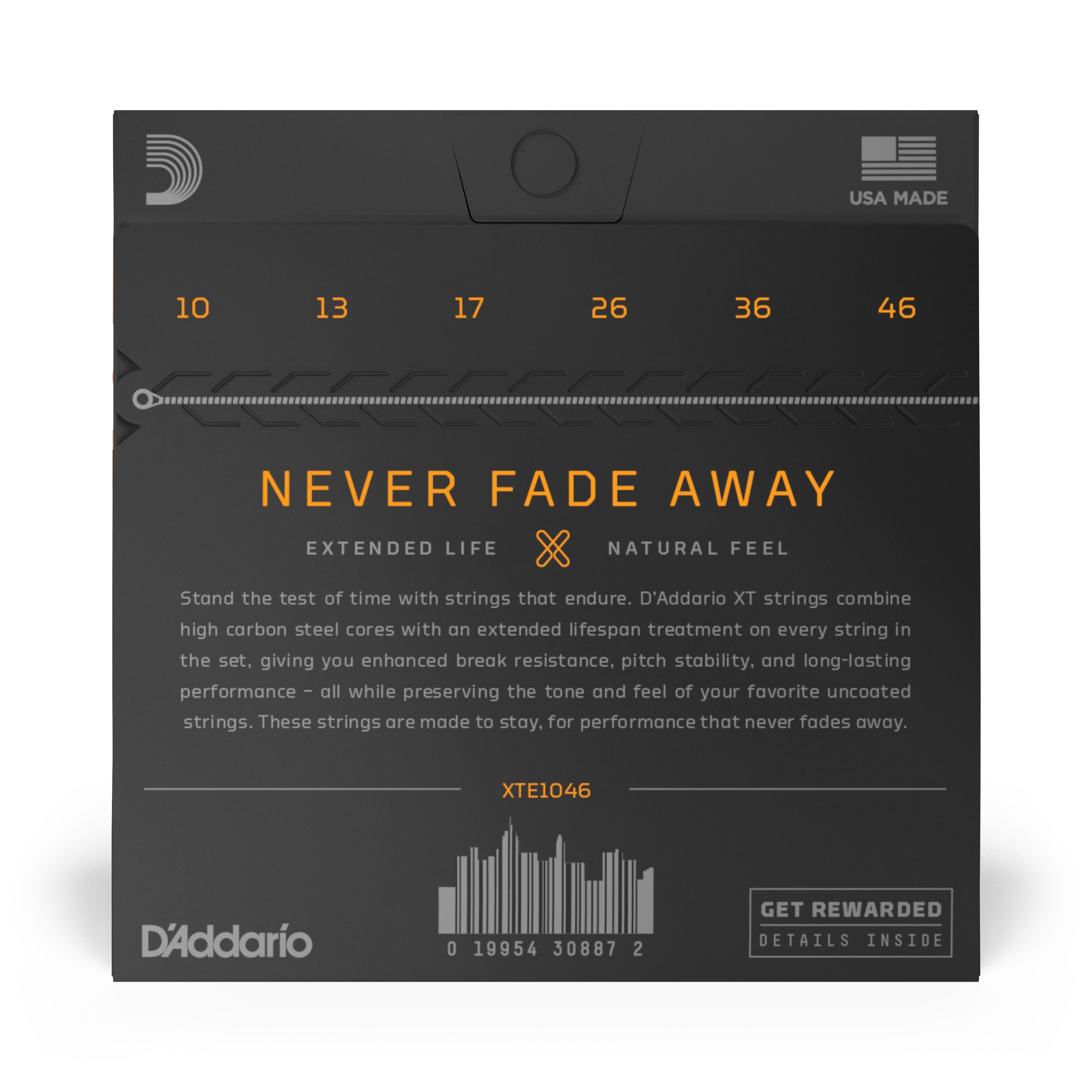 D'Addario XT Nickel 10-46 Electric Guitar Strings, Regular