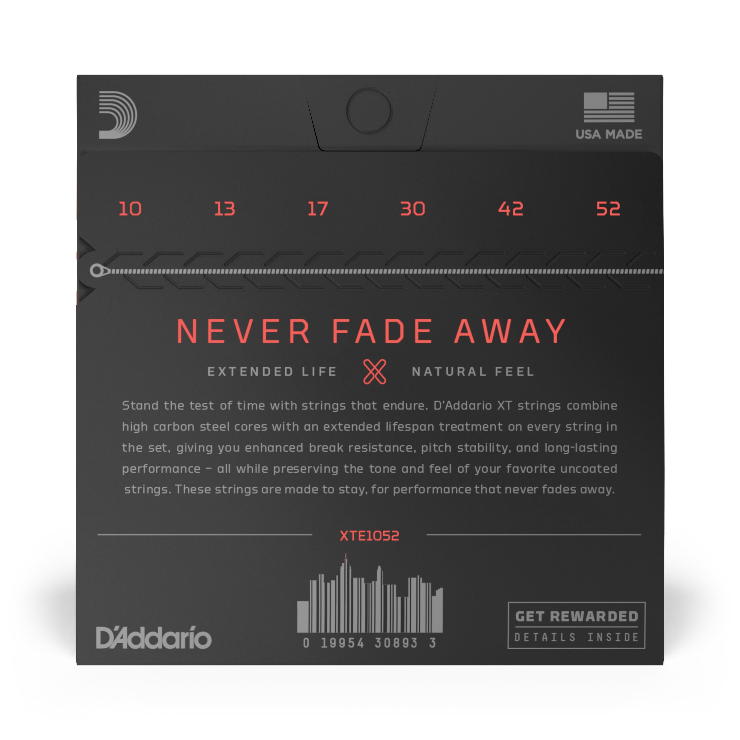 D'Addario XT Nickel 10-52 Electric Guitar Strings, Light-Top/Heavy-Bottom