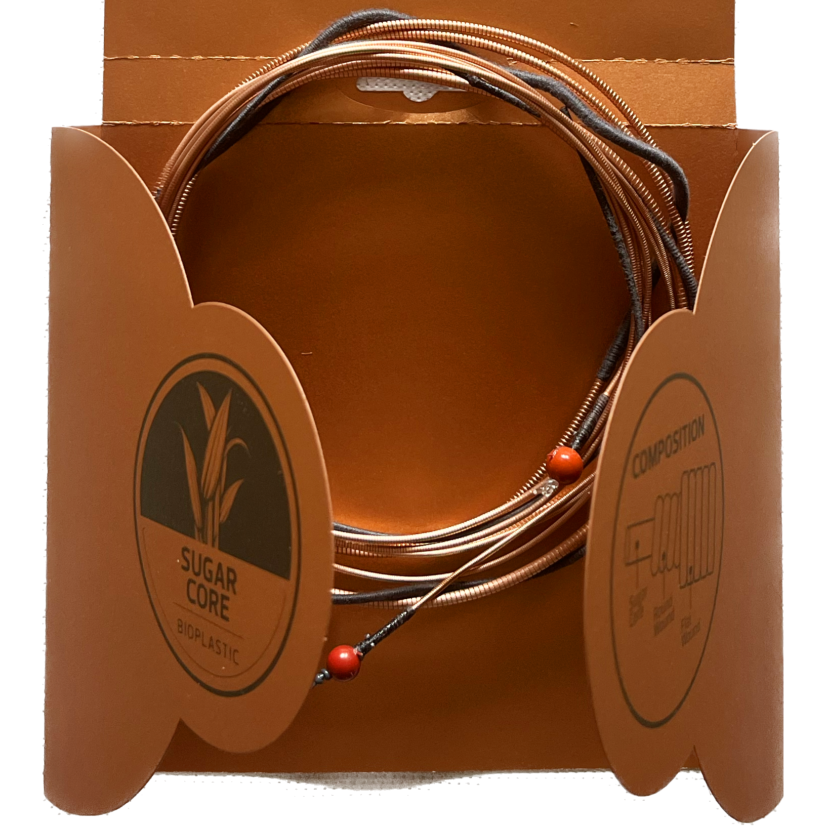 Aquila FLAT SPIRALS Flatwound 57-110 Bass Ukulele Strings 200U