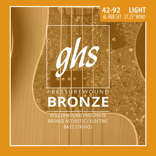 GHS Pressurewound Bronze 42-92 Acoustic Bass Strings