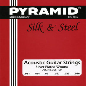 Pyramid Silk & Steel 11-46 Acoustic Guitar Strings