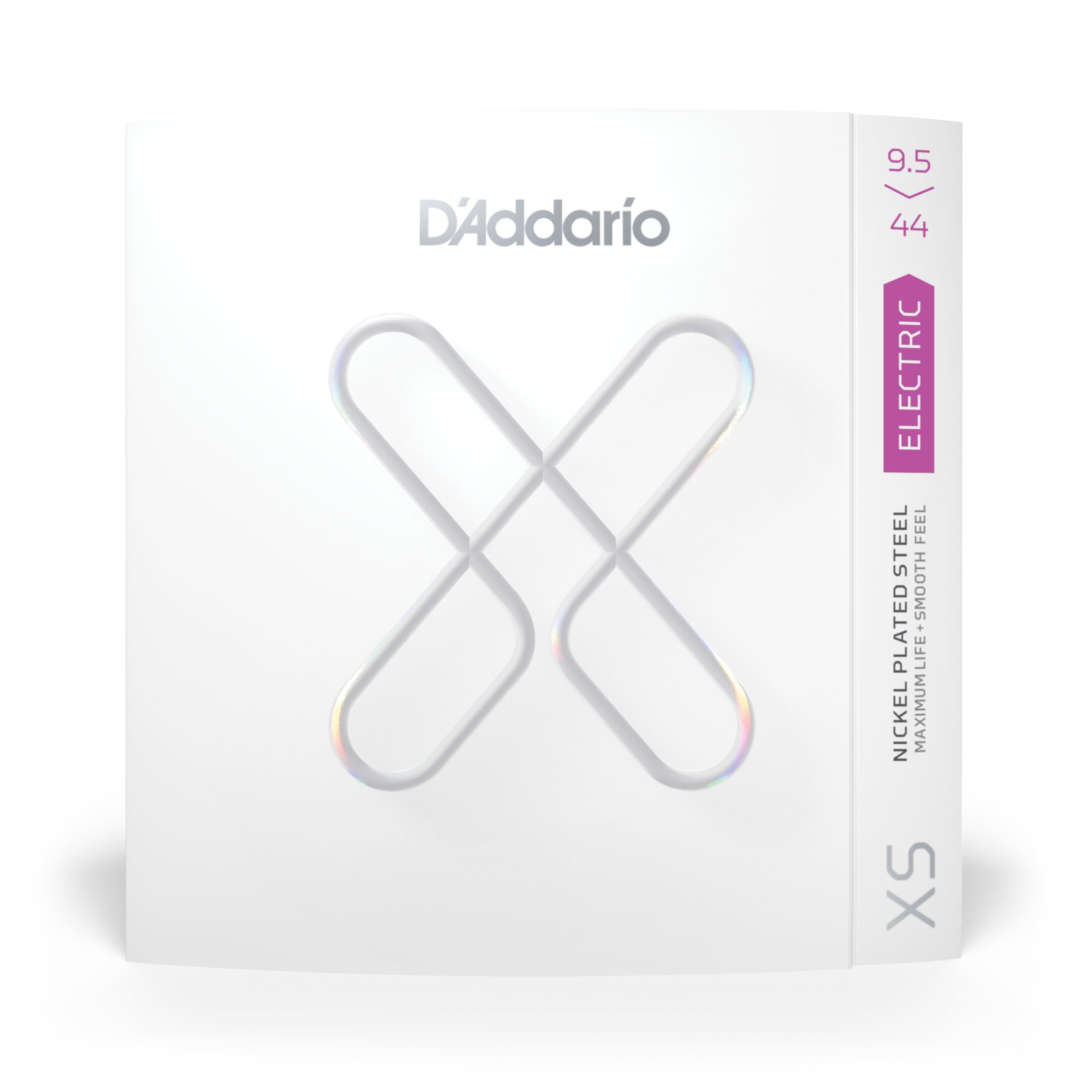 D'Addario XS Coated Nickel Wound 9.5-44 Electric Guitar Strings, Super Light Plus