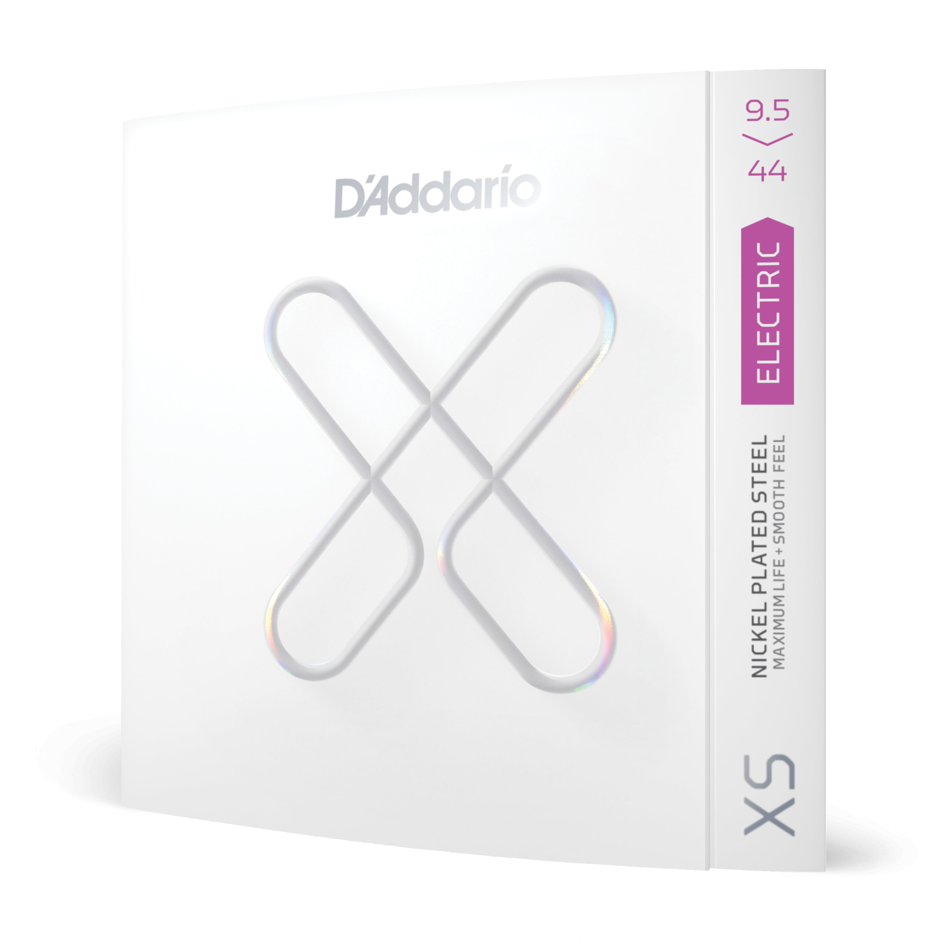 D'Addario XS Coated Nickel Wound 9.5-44 Electric Guitar Strings, Super Light Plus