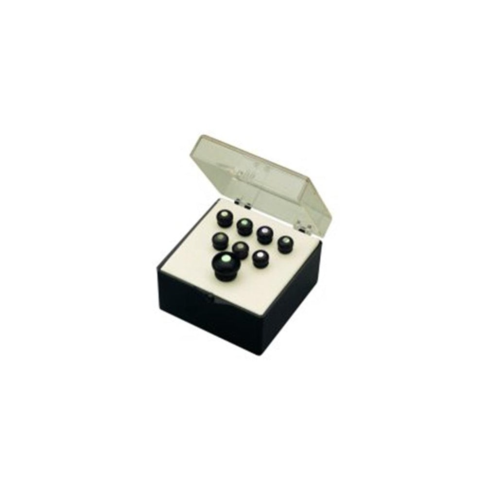 Martin Acoustic Guitar Bridge Pin Set, Black w/ Pearl Inlay Strings