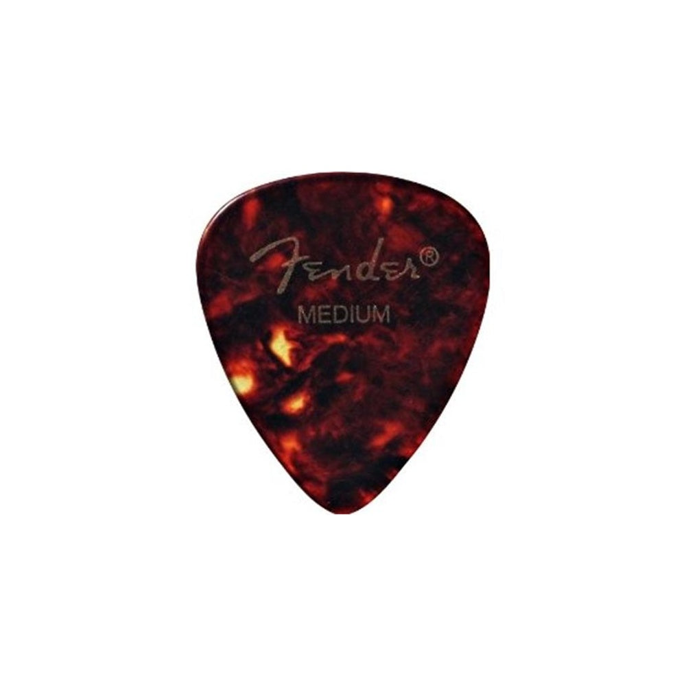 Fender 351 Classic Celluloid Picks 12-Pack (Tortoise Shell) Thin