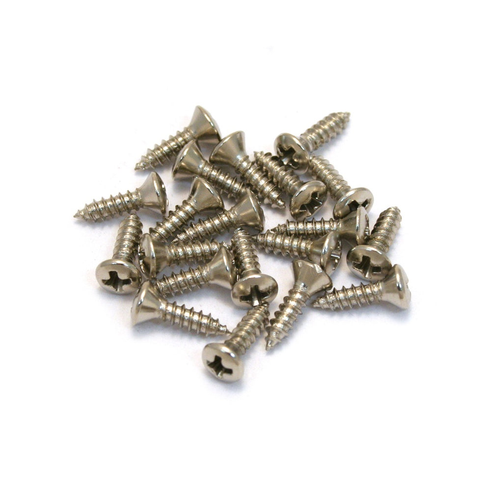 AllParts GS-0050-001 Nickel Pickguard Screws with Phillips Head 20-Pack