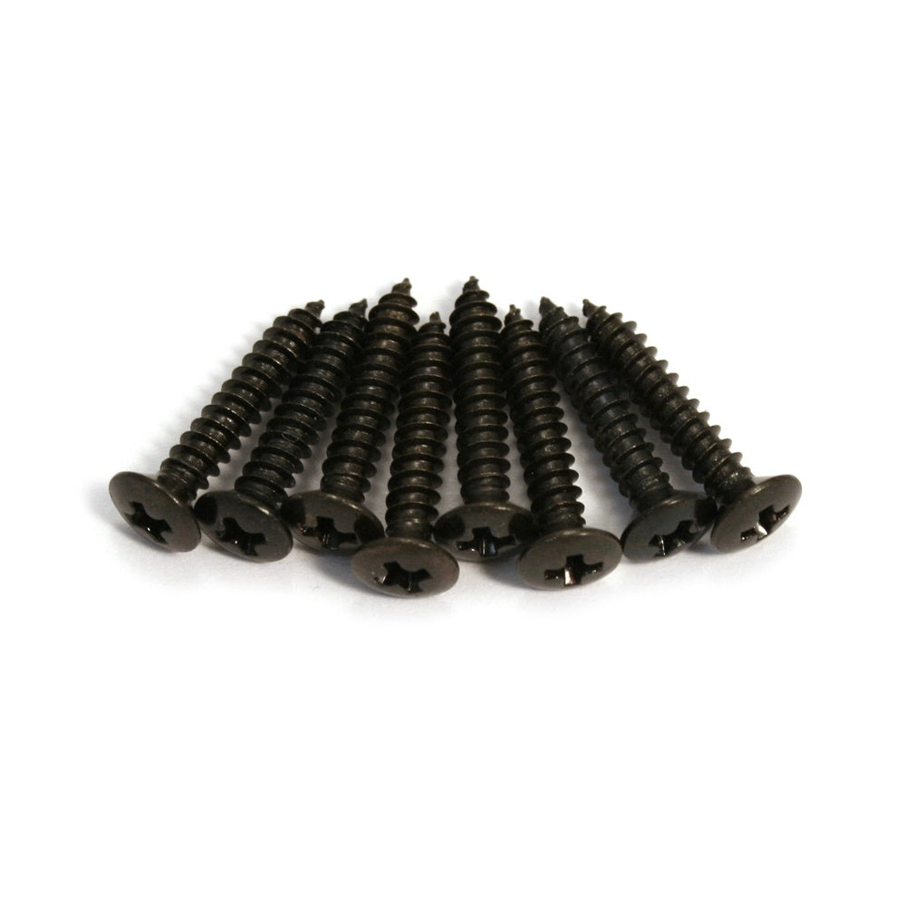 AllParts GS-3397-003 Humbucker Ring Screws, Short, Black, 8-Pack