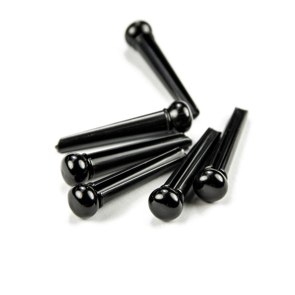 Allparts Acoustic Guitar Bridge Pin Set, Black