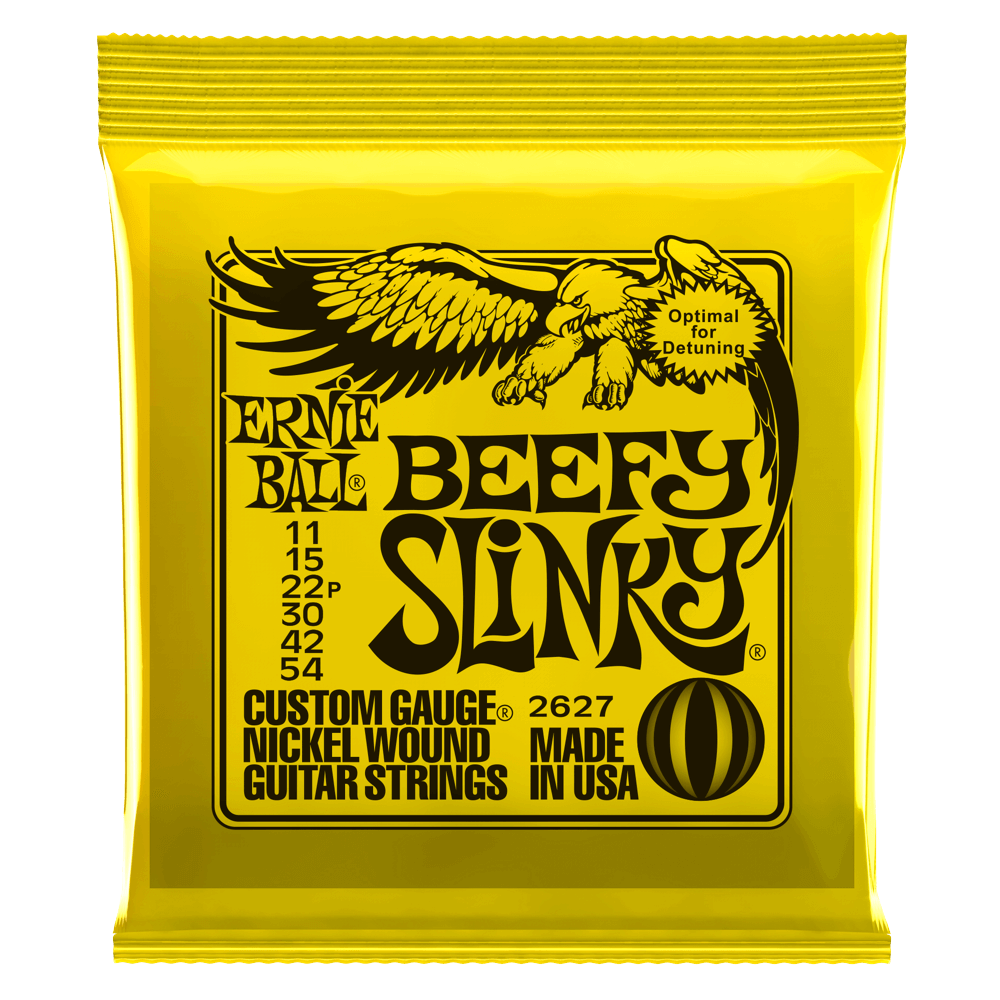 Ernie Ball 2627 Beefy Slinky 11-54 Electric Guitar Strings