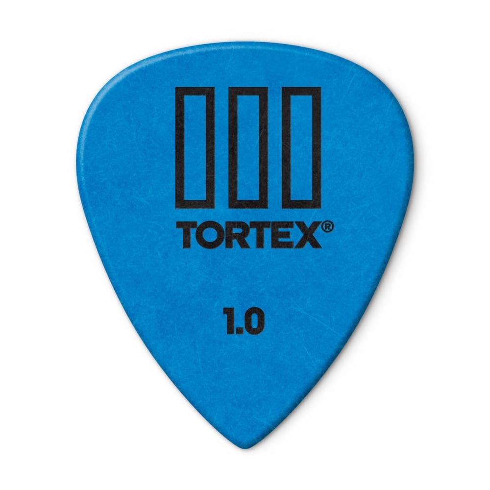 Jim Dunlop Tortex III Guitar Picks 1mm Blue Player Pack of 12 462P100