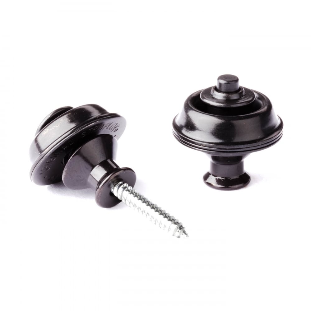 Jim Dunlop Dual Design Straplocks - Black SLS1033BK