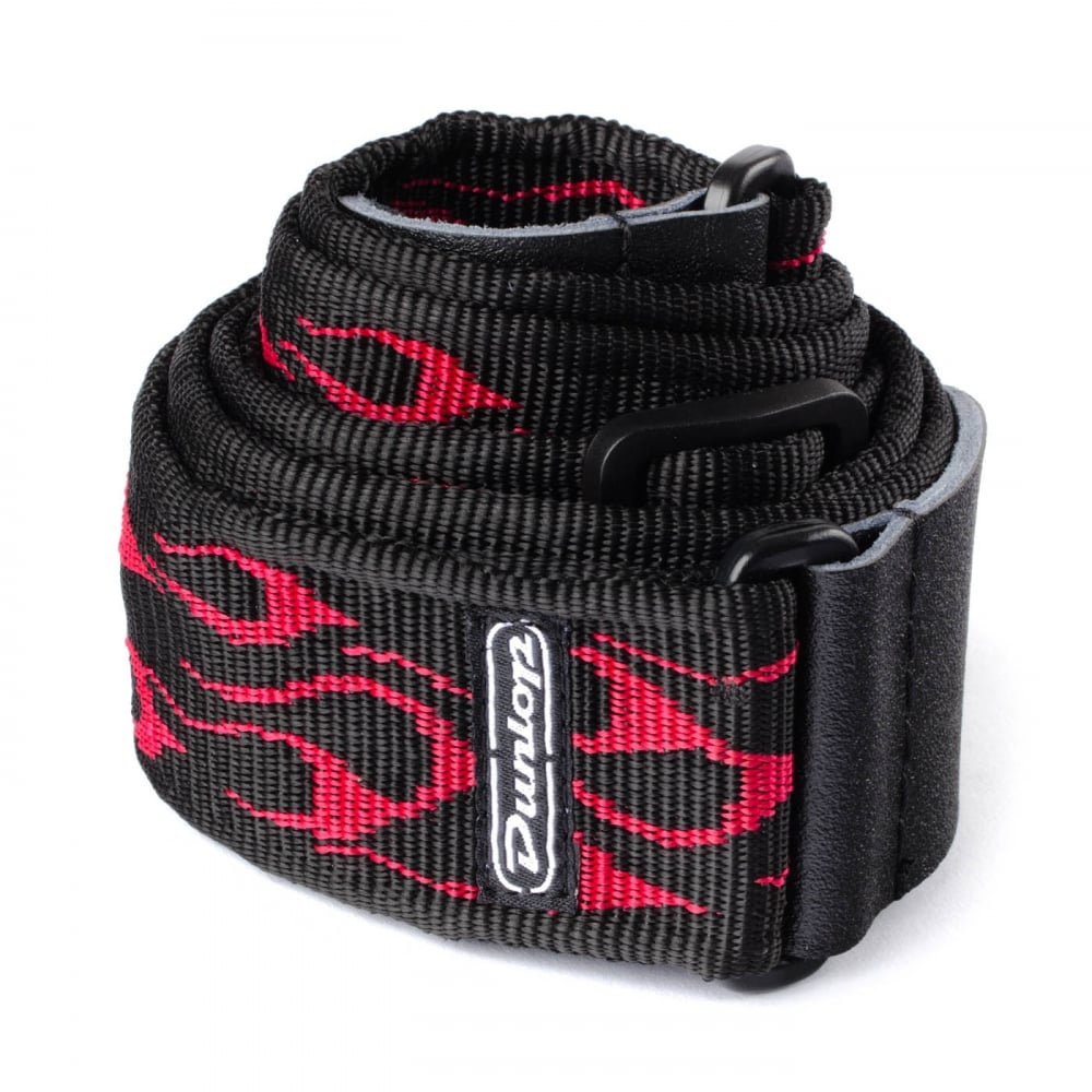 Jim Dunlop D38-11RD Flambe Red Guitar Strap
