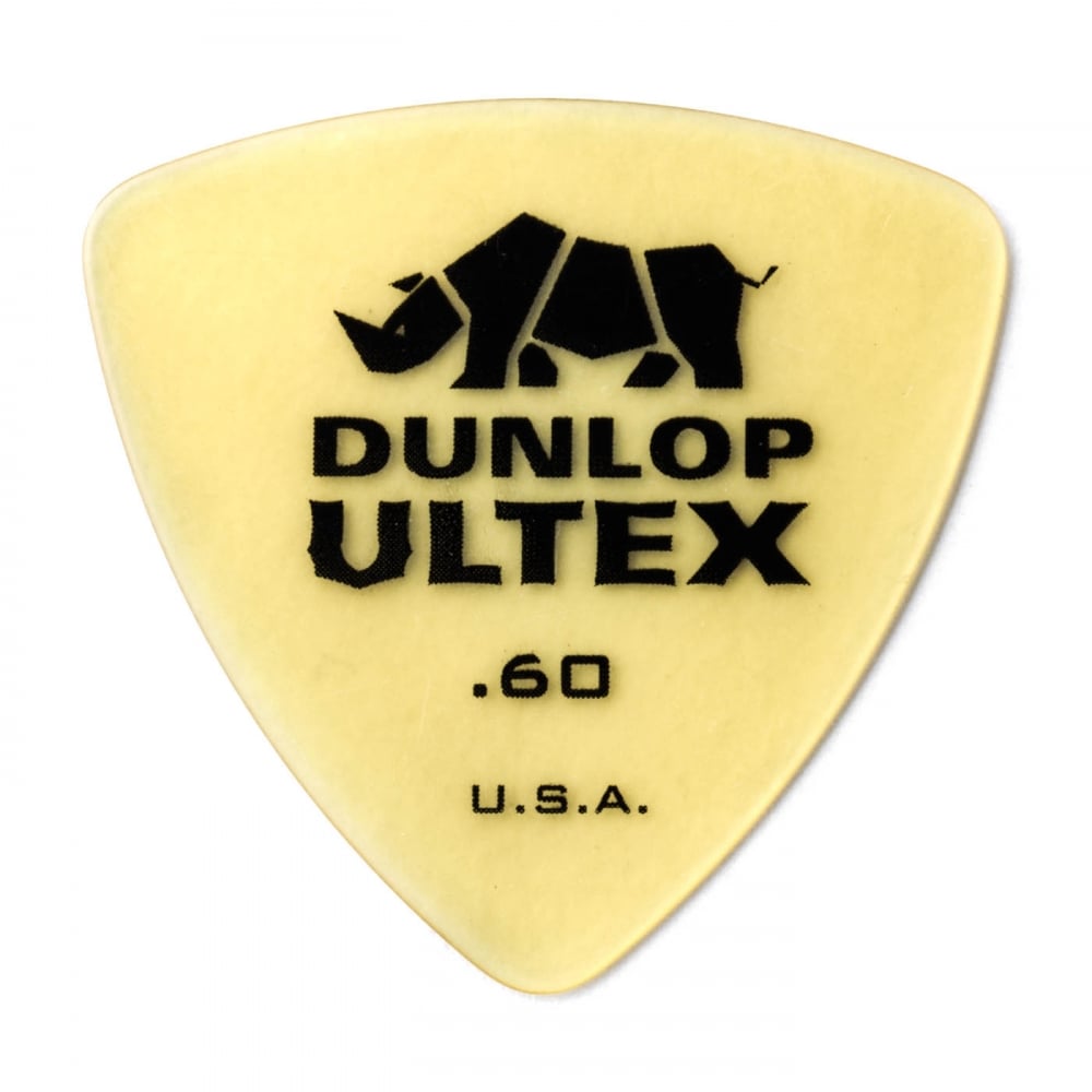 Jim Dunlop ULTEX Triangle 0.60mm Guitar/Bass Plectrums, 6-Pack