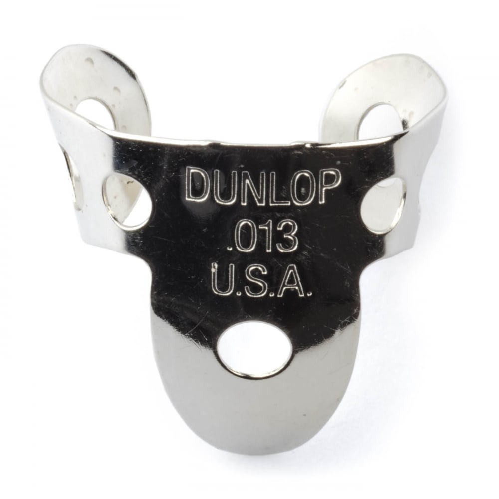 Jim Dunlop 4 x Metal Nickel .013 Finger Pick and 1 x Thumb Pick