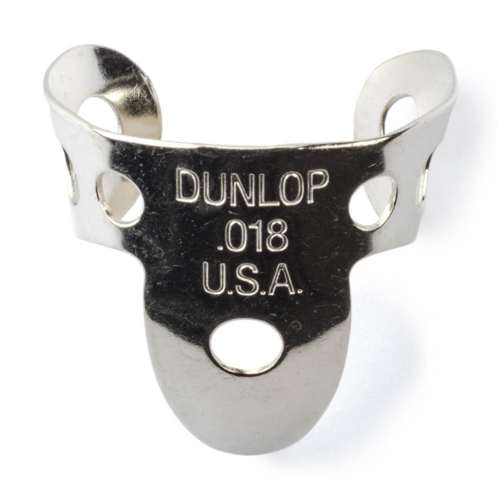 Jim Dunlop 4 x Metal Nickel .018 Finger Pick and 1 x Thumb Pick