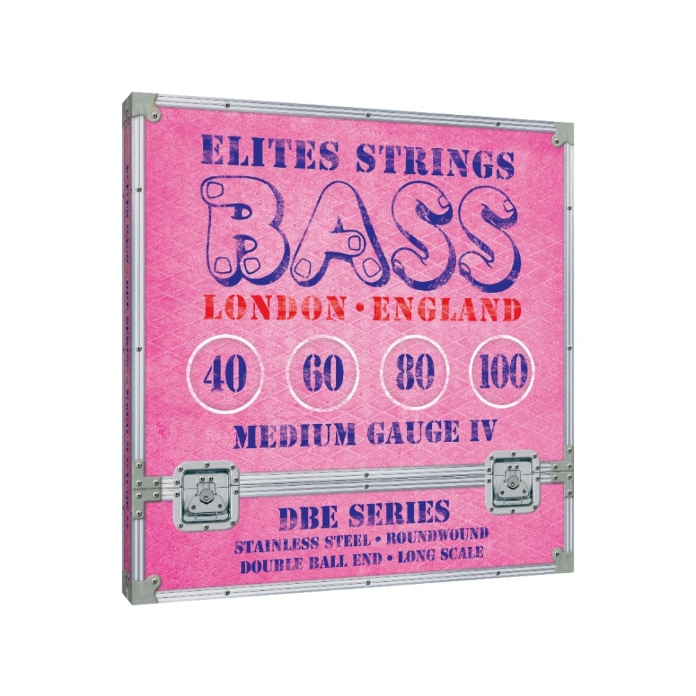 Elites DBE Series 40-100 Stainless Steel Double Ball End Bass Strings