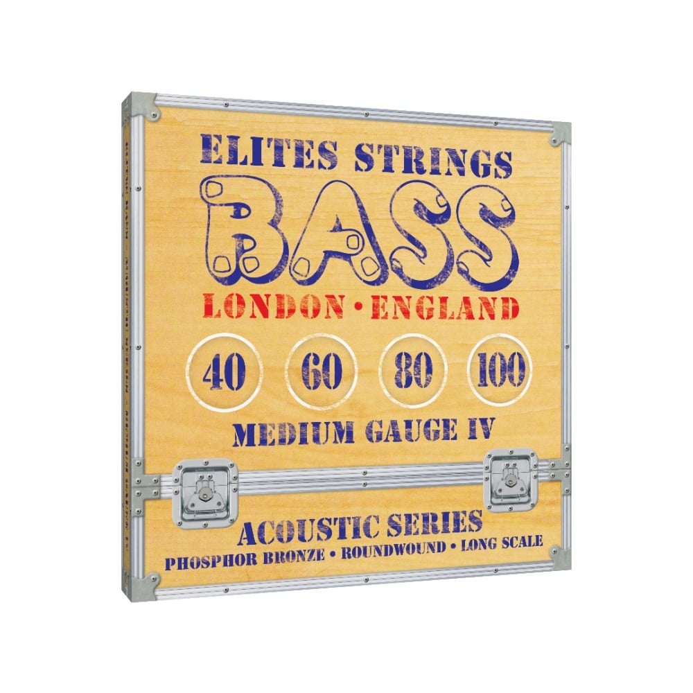 Elites Phosphor Bronze 40-100 Acoustic Bass Guitar Strings