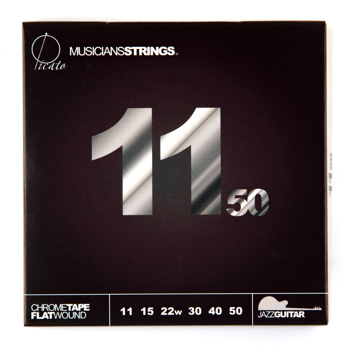 Picato Chrome Tape Flatwound 1150 Electric Guitar Strings Strings Direct