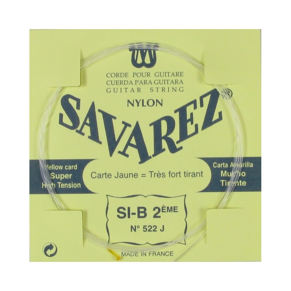 Savarez 521J Rectified Nylon E-1st Single String, Very High Tension .029